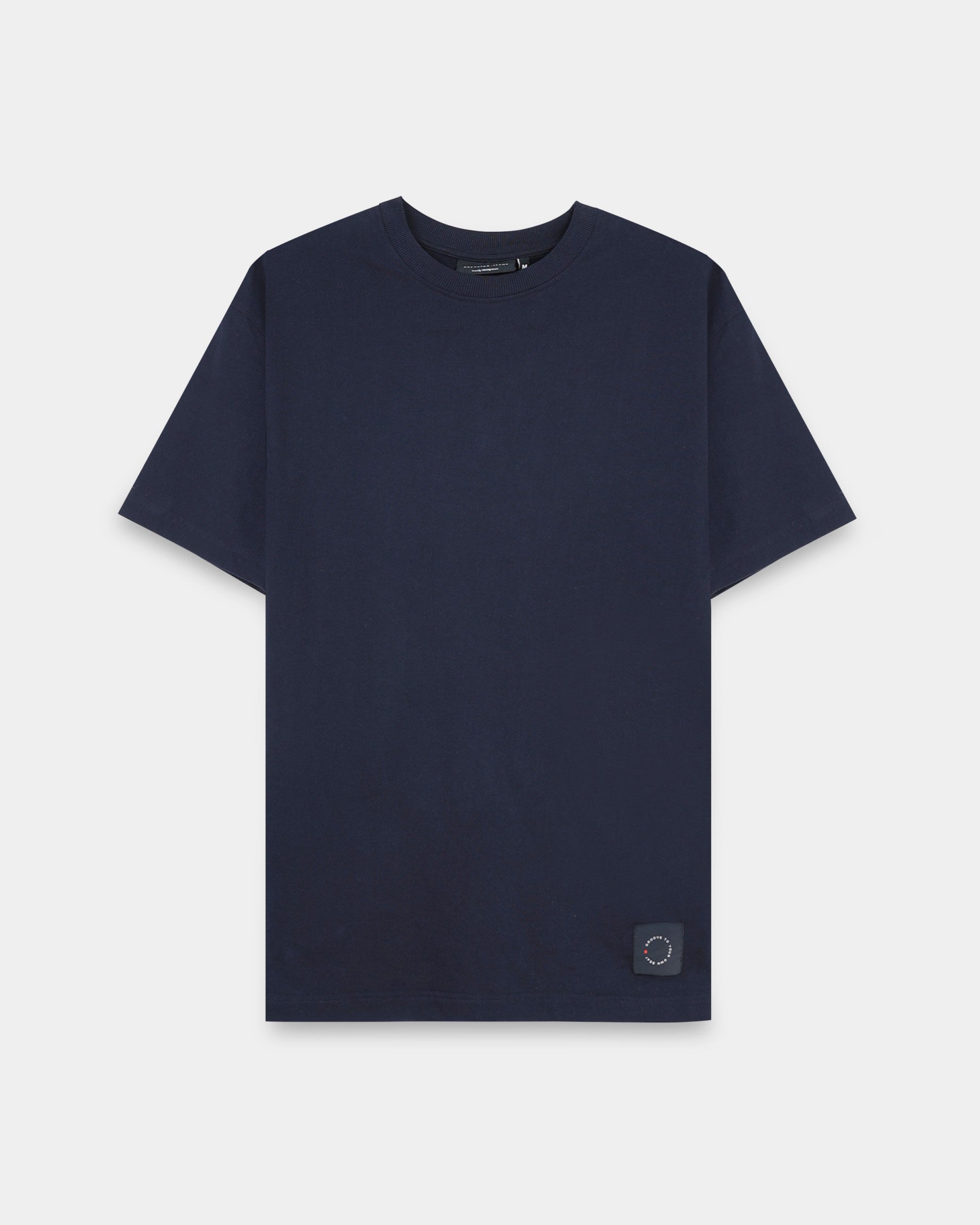 THE GROOVE Navy Blue Basic Tee - Relaxed Fit