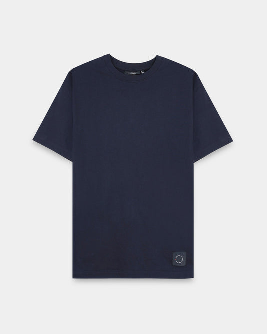 THE GROOVE Navy Blue Basic Tee - Relaxed Fit