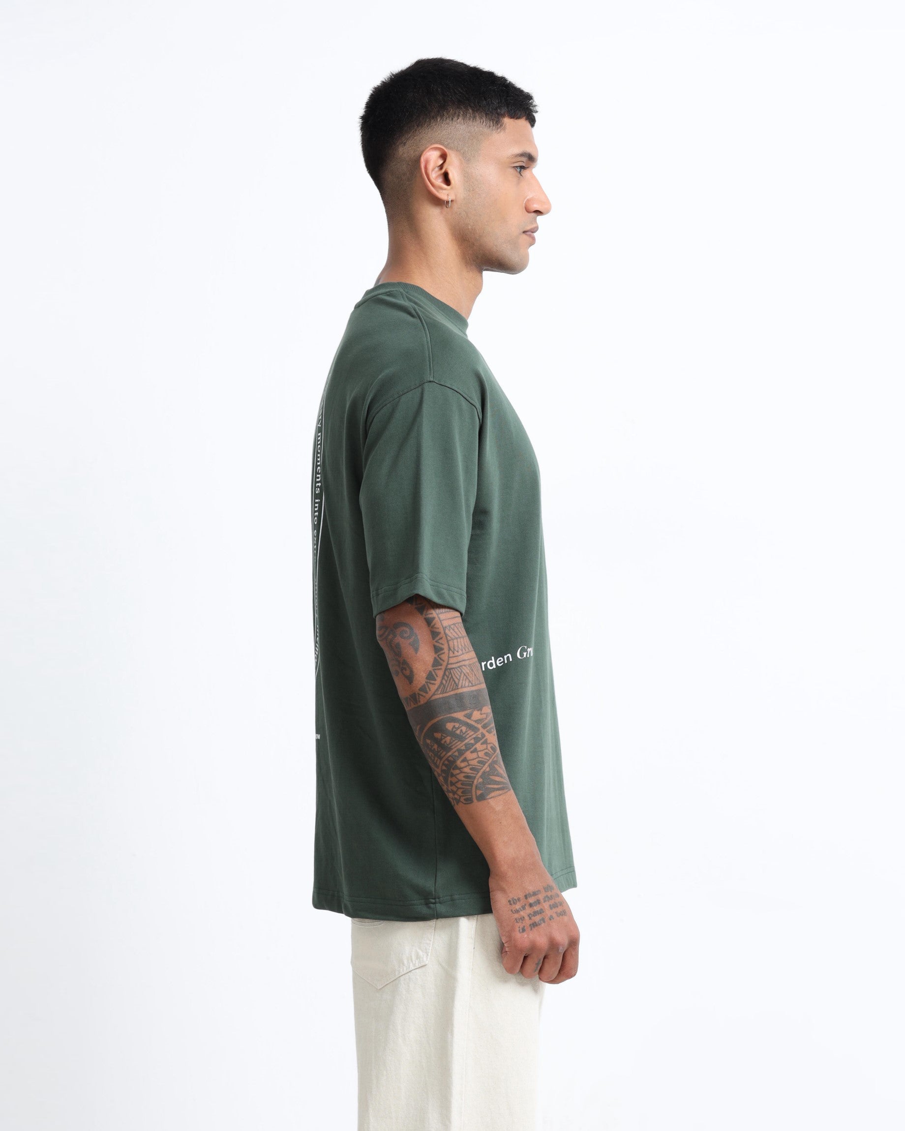 REIMAGINE FOREST GREEN TEE - Relaxed Fit