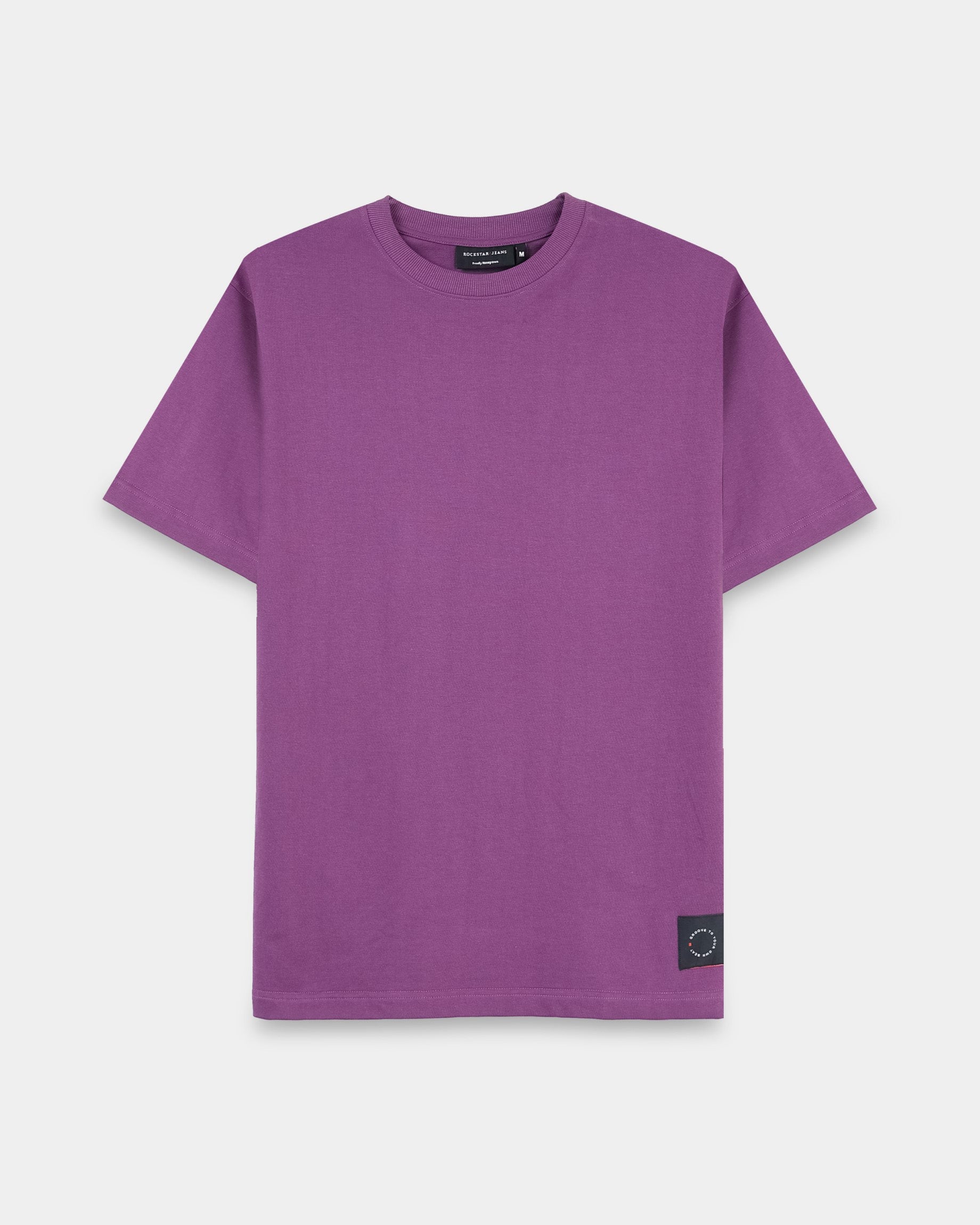 THE GROOVE Purple Basic Tee - Relaxed Fit