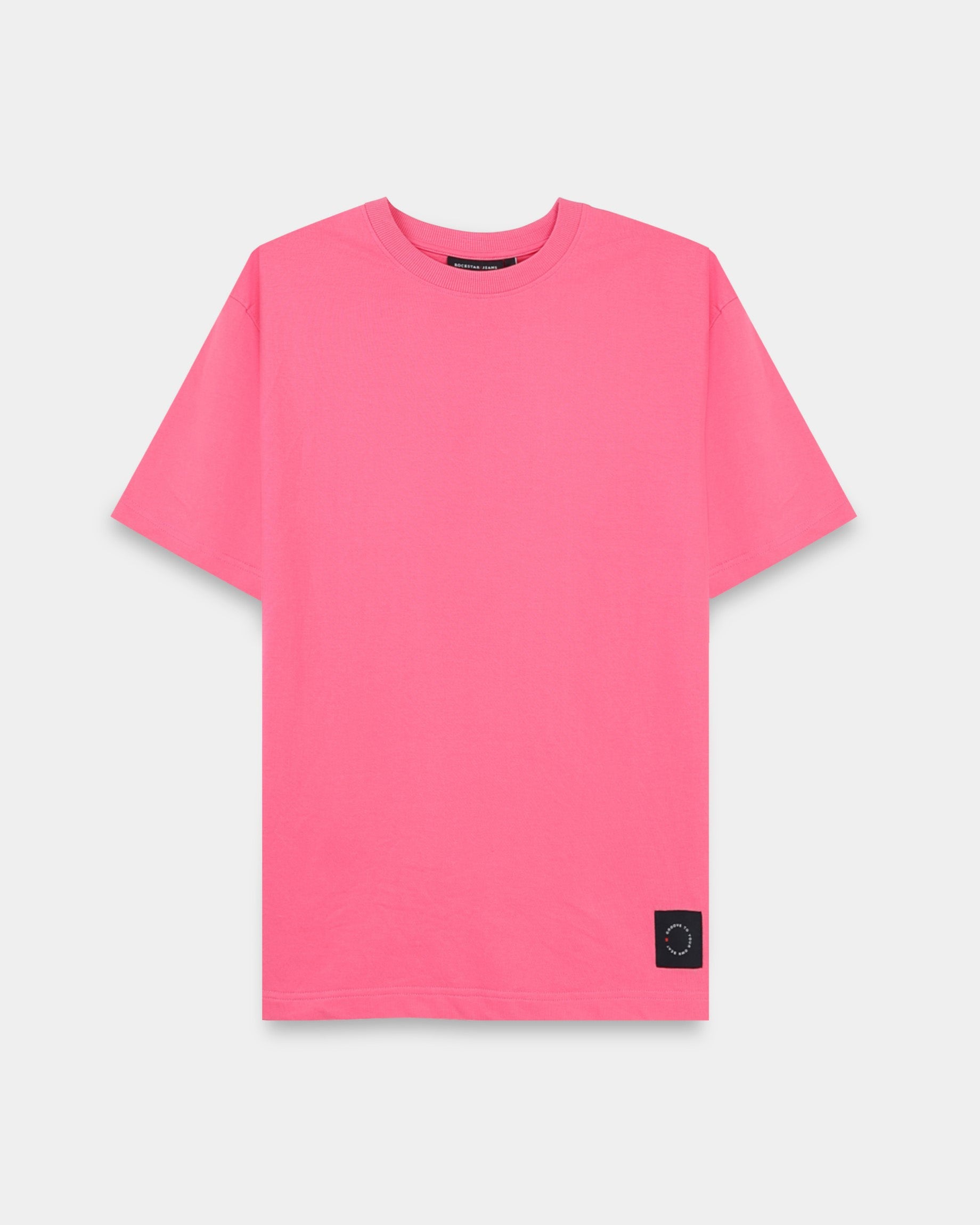 THE GROOVE Pink Basic Tee - Relaxed Fit