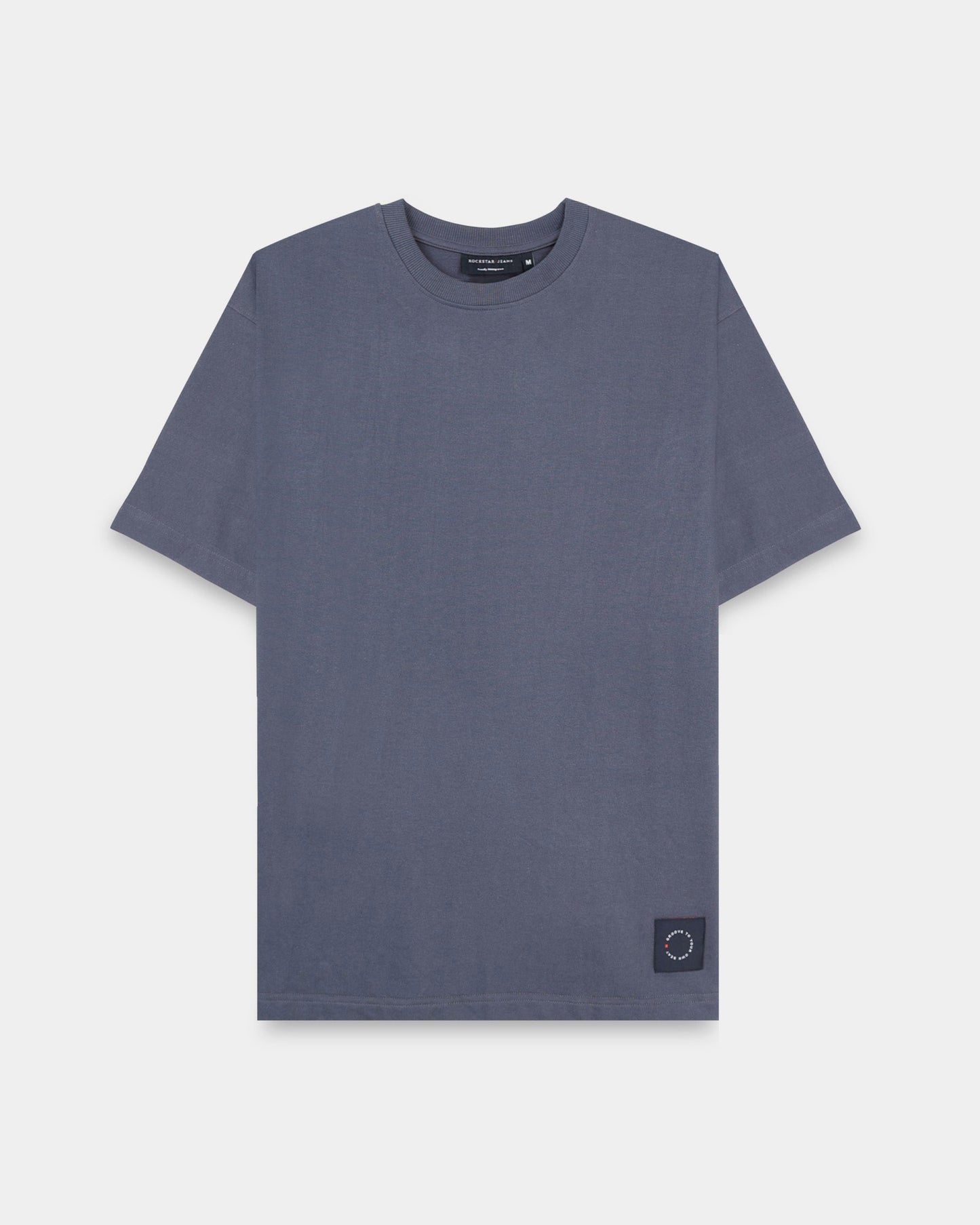 THE GROOVE Grey Basic Tee - Relaxed Fit