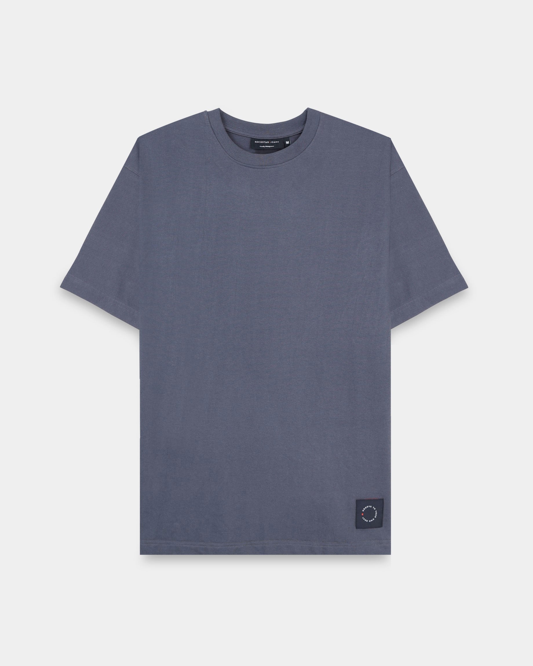 THE GROOVE Grey Basic Tee - Relaxed Fit