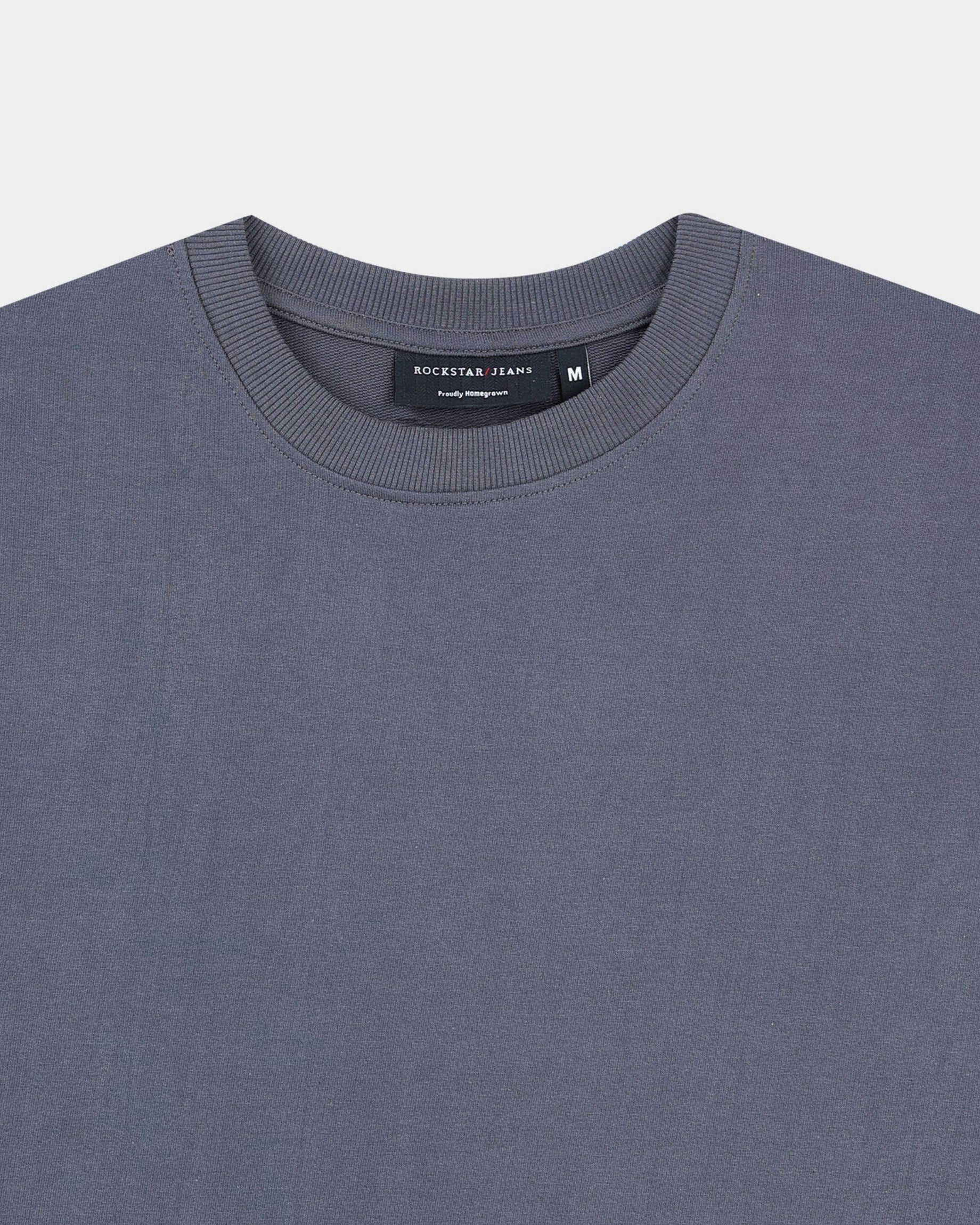 THE GROOVE Grey Basic Tee - Relaxed Fit