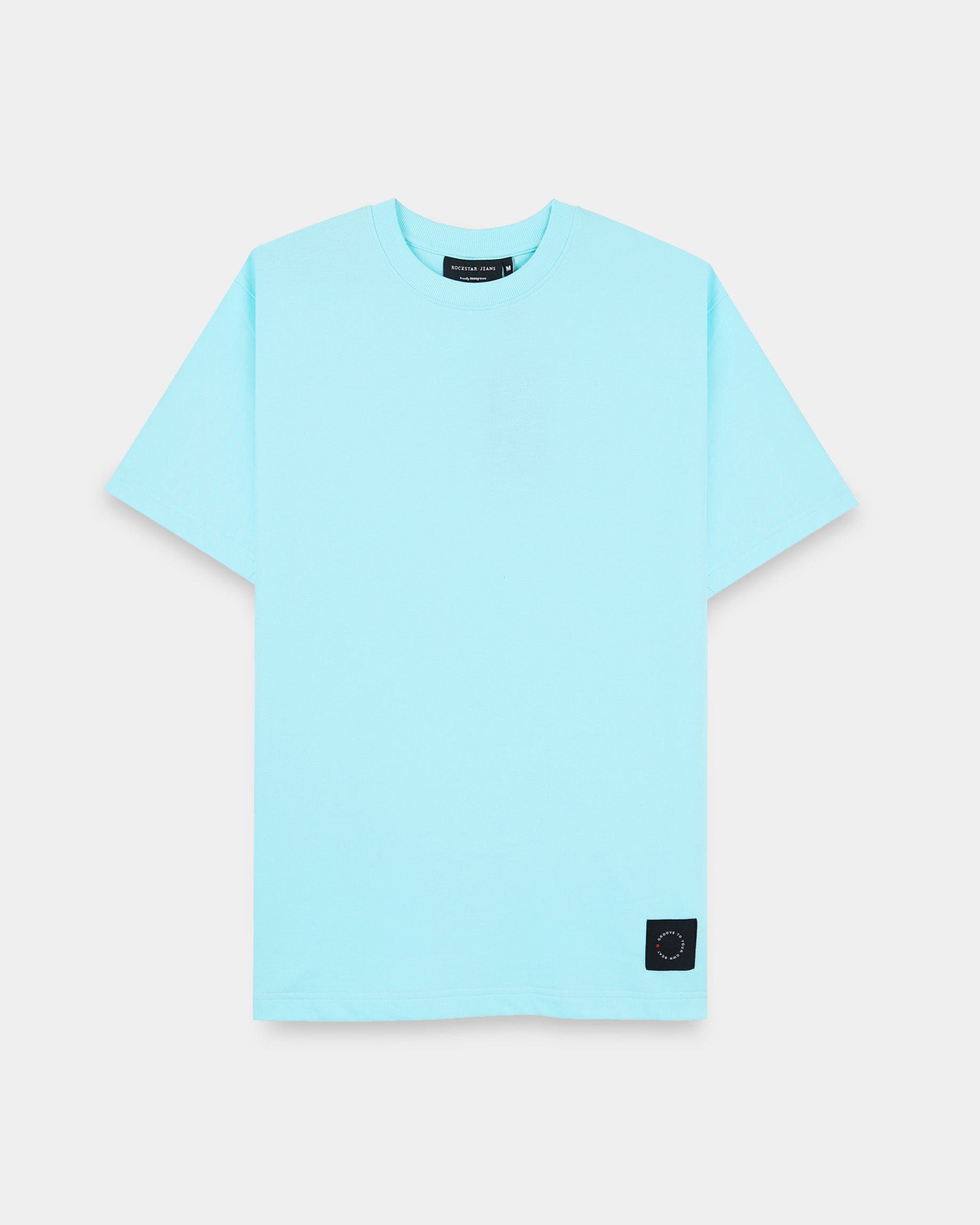 THE GROOVE Blue Basic Tee -  Relaxed Fit