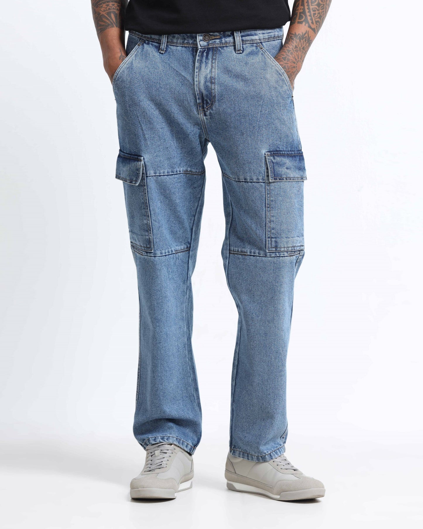 NOMAD BLUE DENIM - Relaxed fit