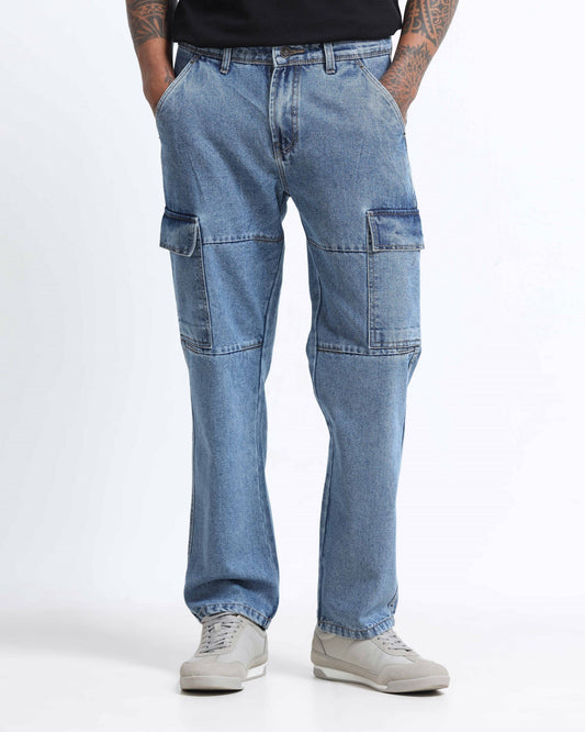NOMAD BLUE DENIM - Relaxed fit
