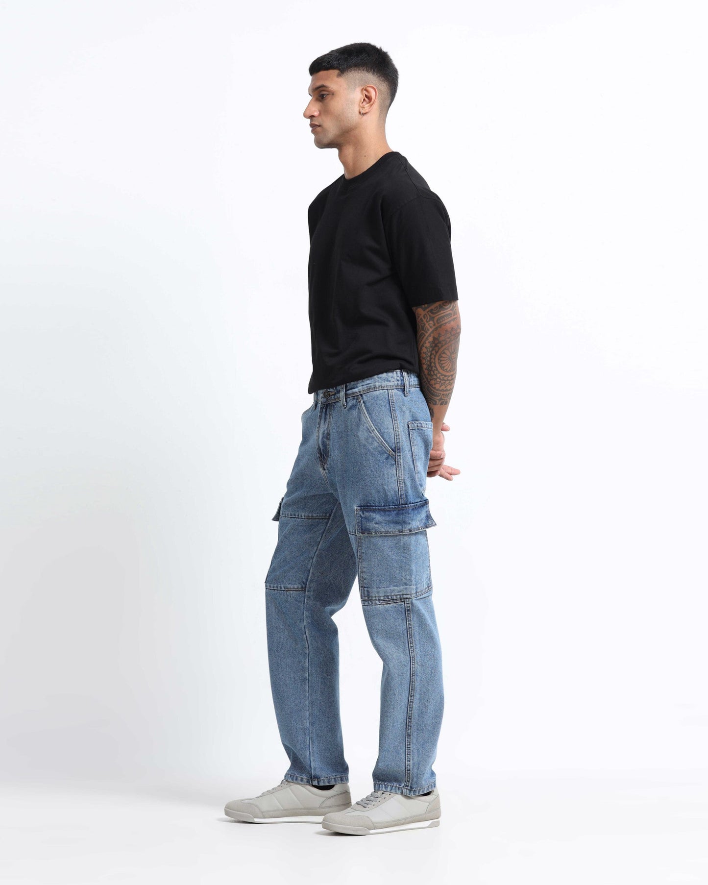 NOMAD BLUE DENIM - Relaxed fit