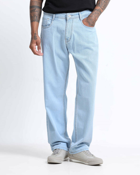 SIGNATURE ICE BLUE DENIM - Straight fit