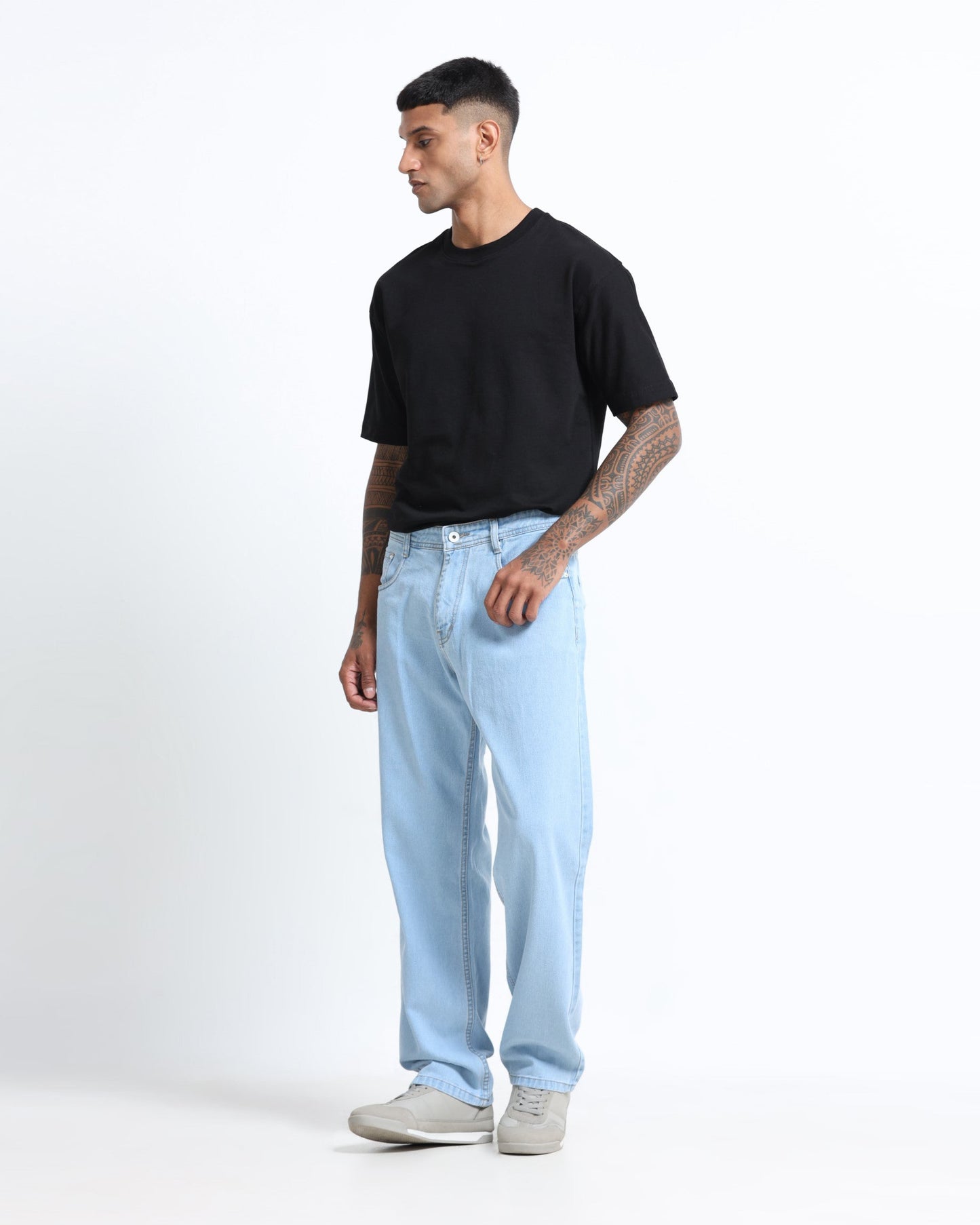 SIGNATURE ICE BLUE DENIM - Straight fit