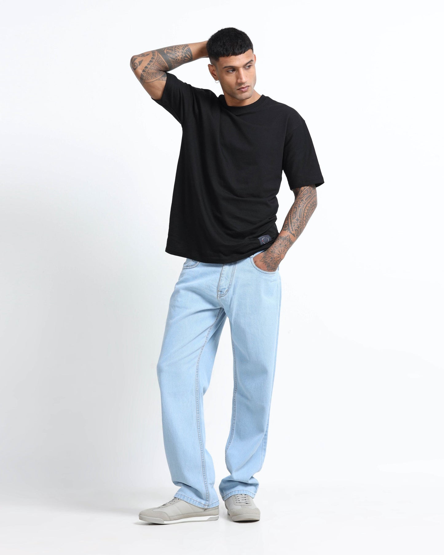 SIGNATURE ICE BLUE DENIM - Straight fit