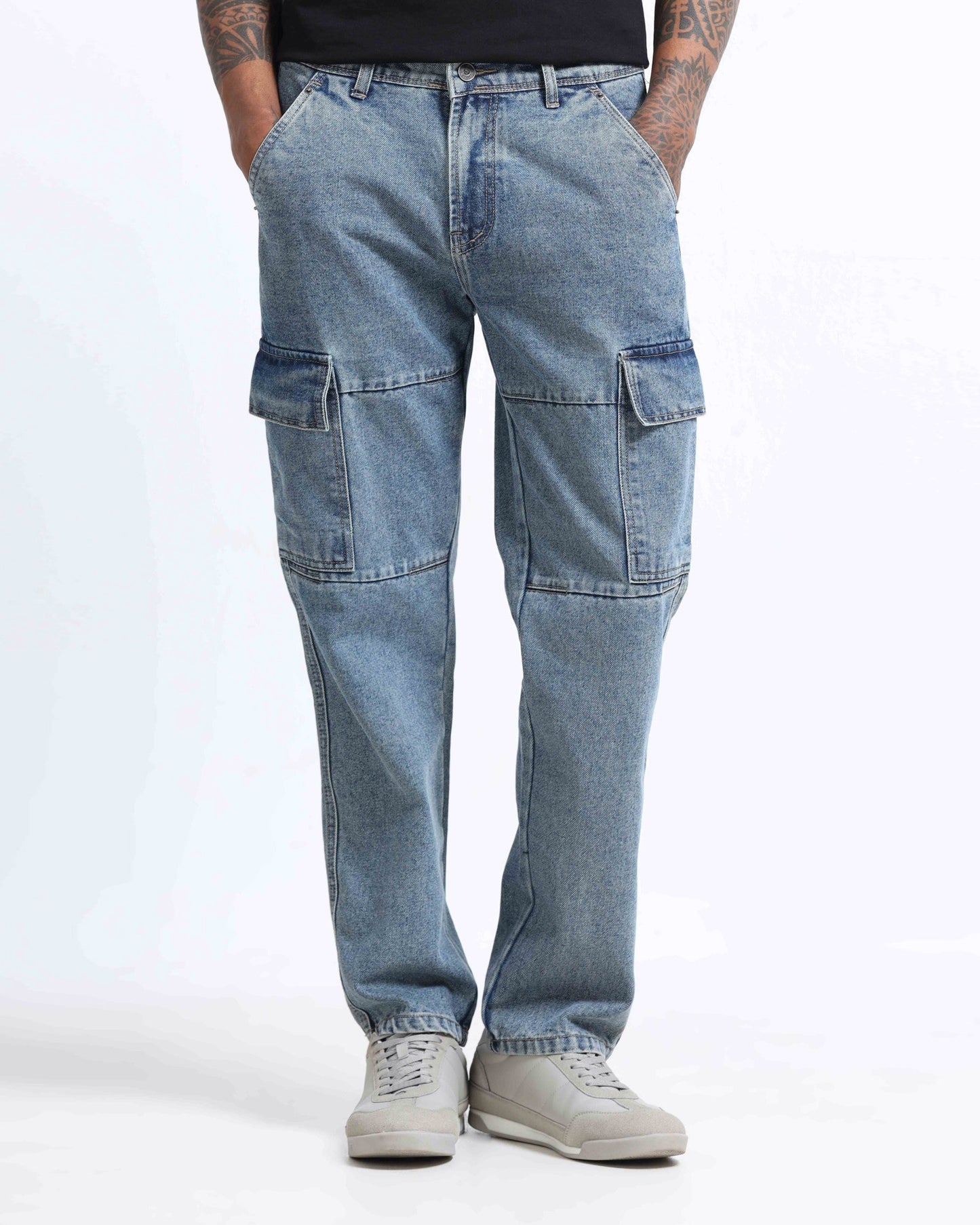 NOMAD LIGHT BLUE DENIM - Relaxed fit