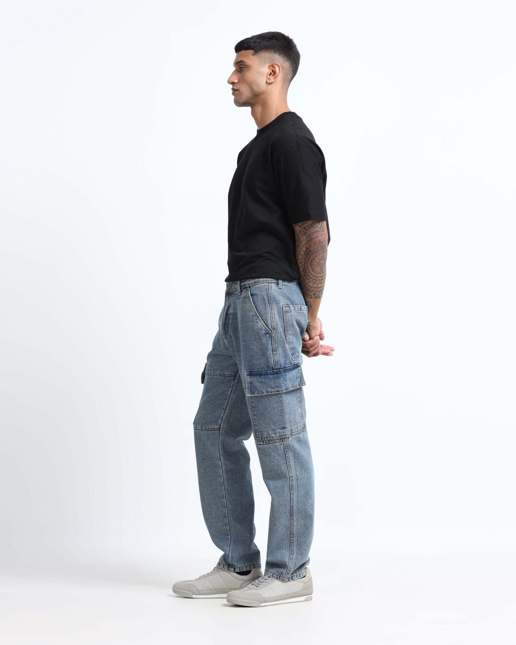 NOMAD LIGHT BLUE DENIM - Relaxed fit