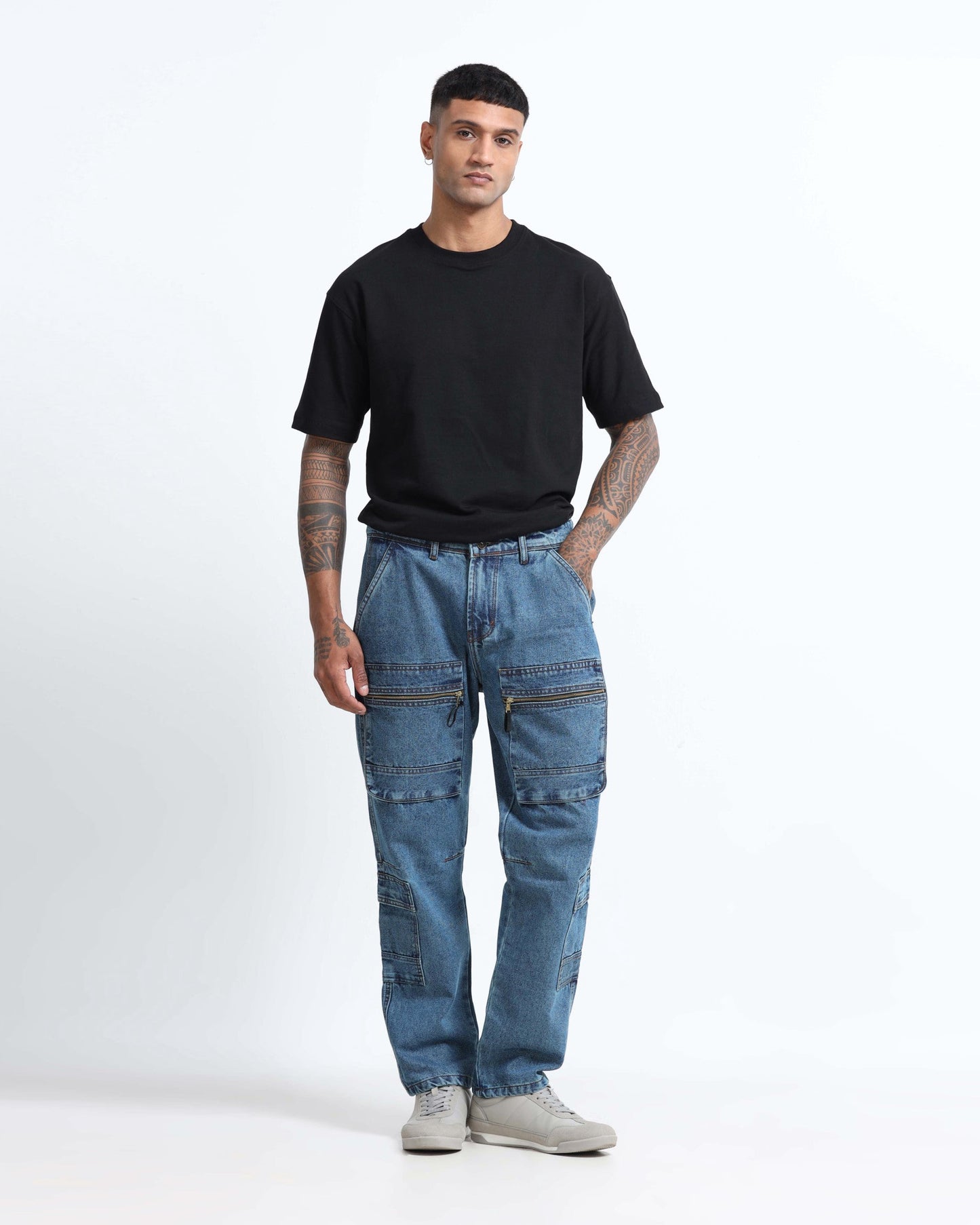SHOW STOPPER BLUE DENIM - Relaxed fit
