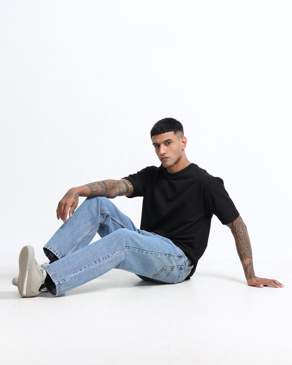 SIGNATURE LIGHT BLUE DENIM - Straight fit