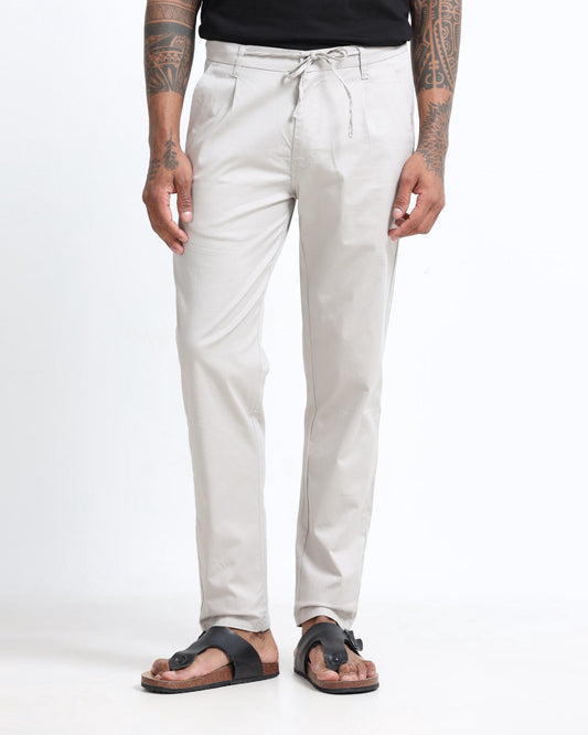 Airy Twill Trousers - Off White