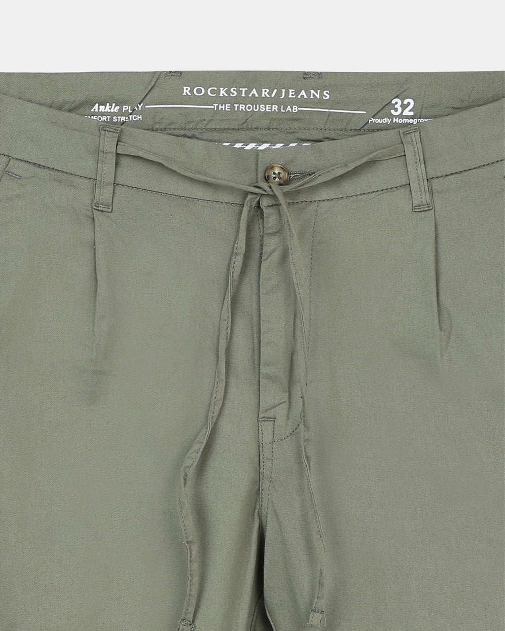 Airy Twill Trousers - Sage Green