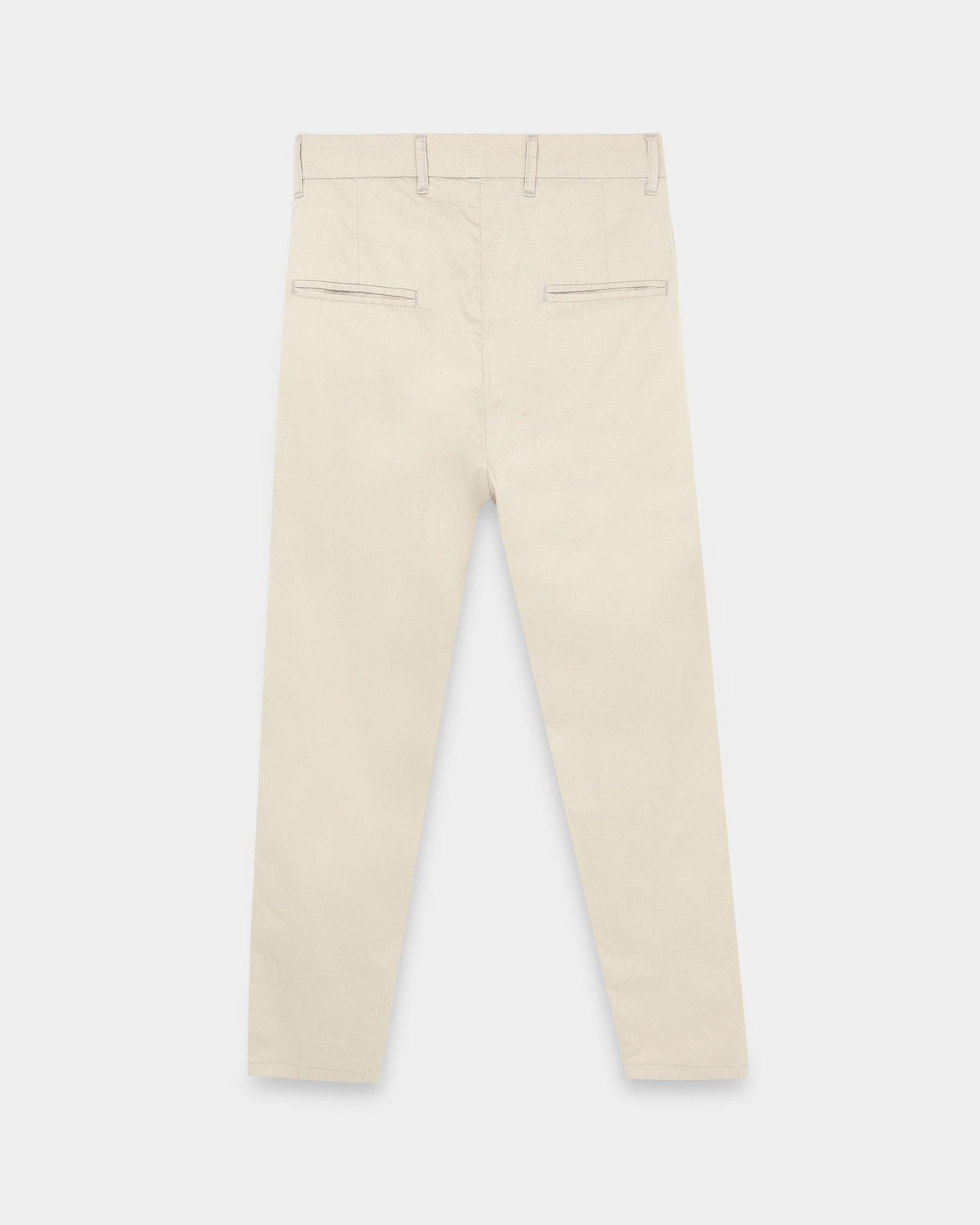 Airy Twill Trousers - Beige