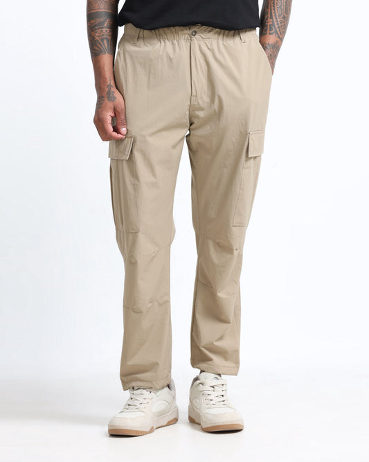 Travel Cargo Pants - Beige
