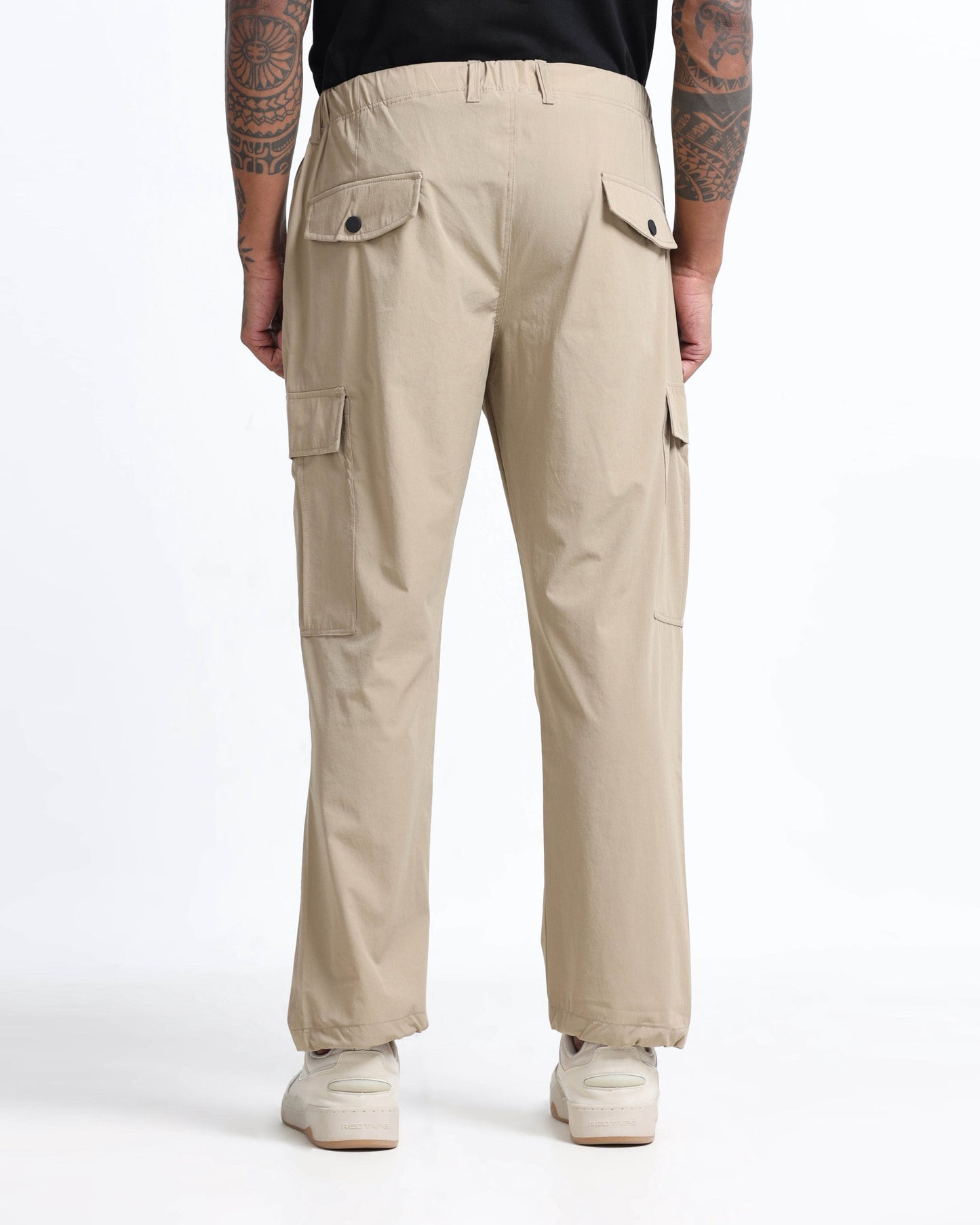 Travel Cargo Pants - Beige