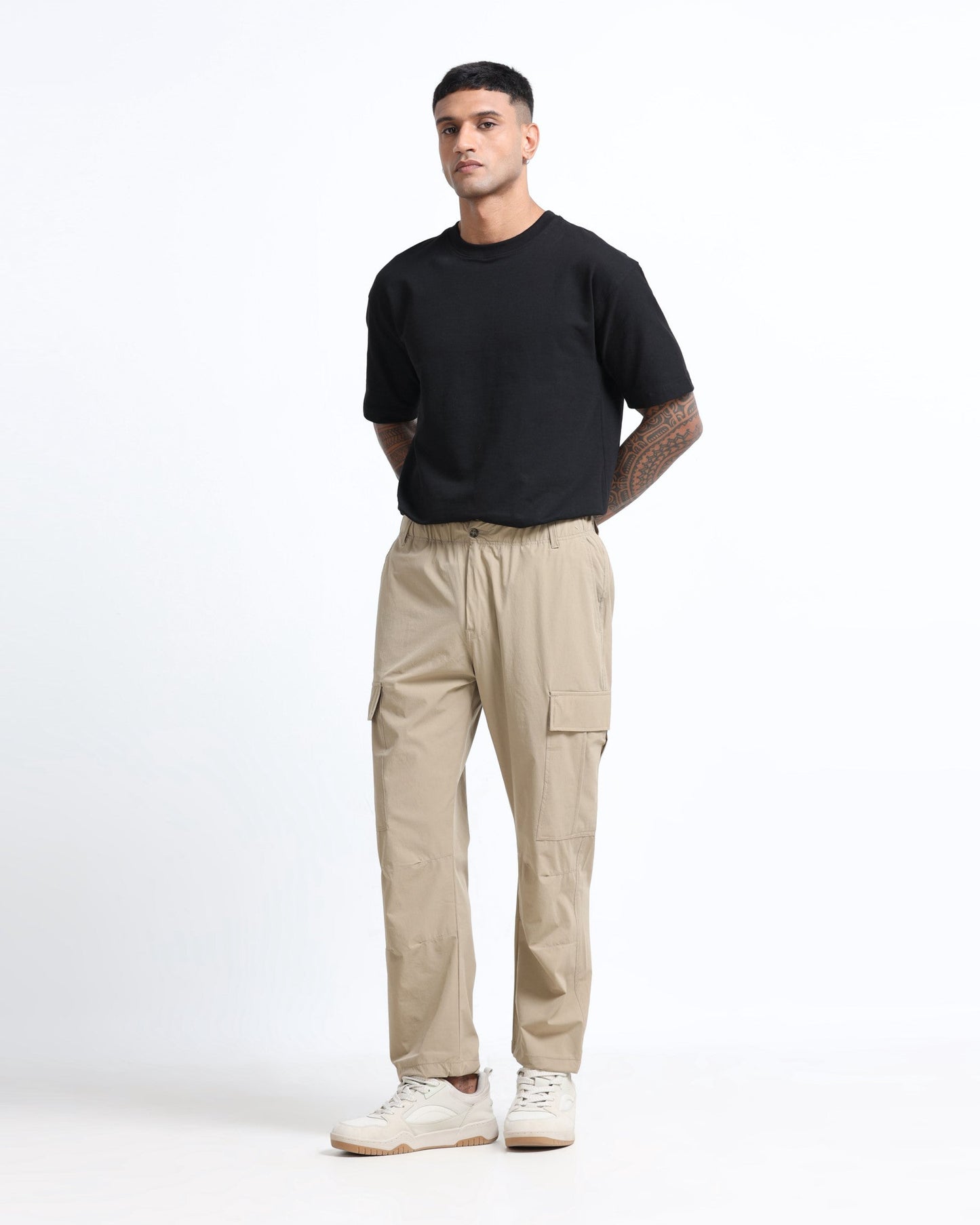Travel Cargo Pants - Beige