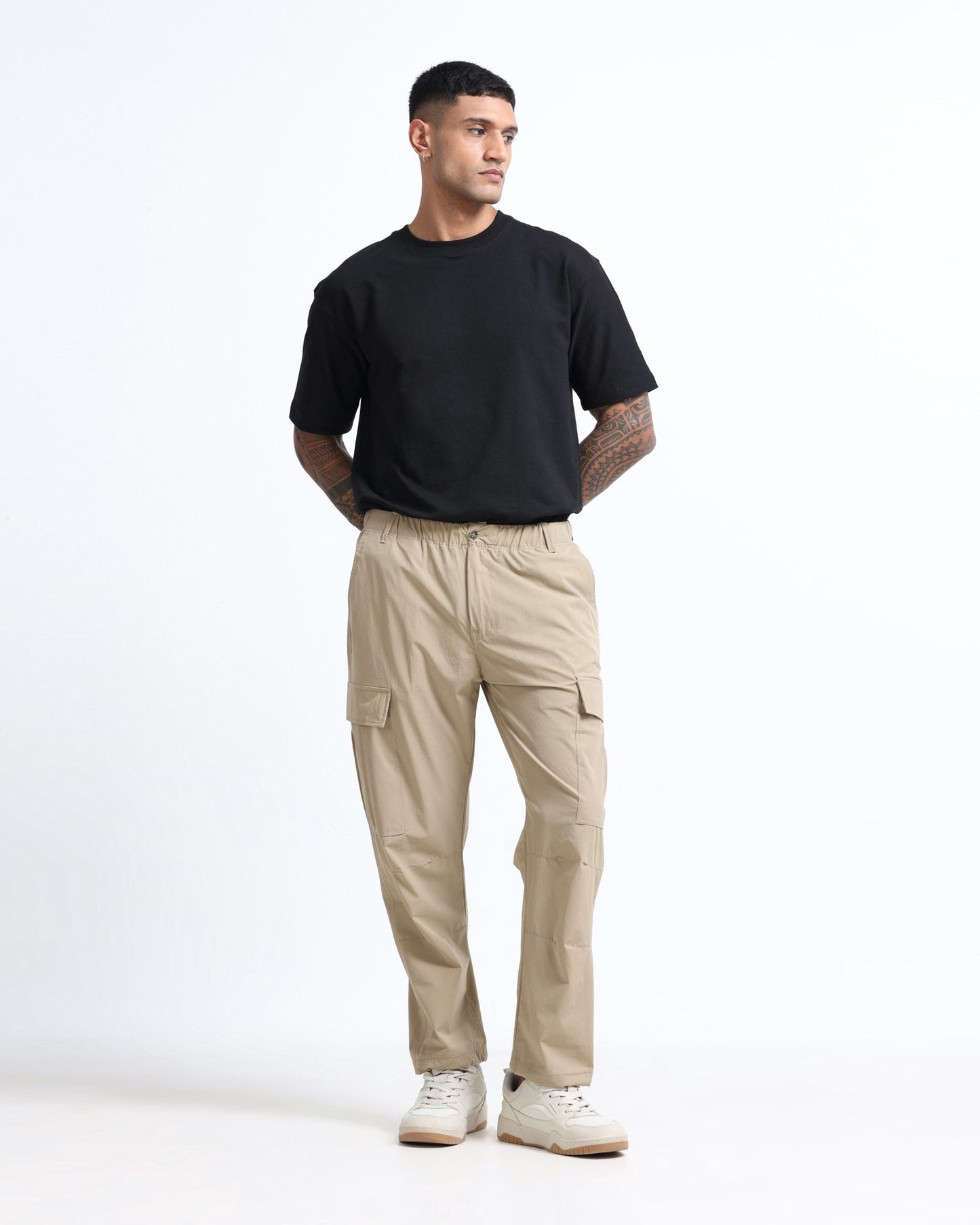 Travel Cargo Pants - Beige