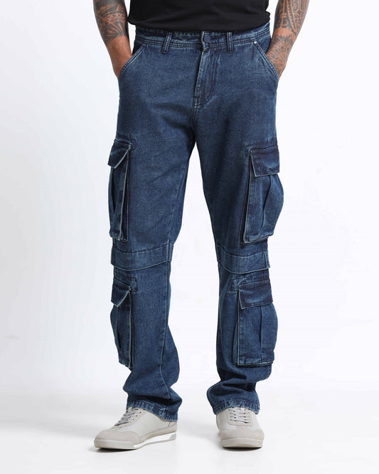 DREAM CHASER DARK BLUE DENIM - Relaxed fit