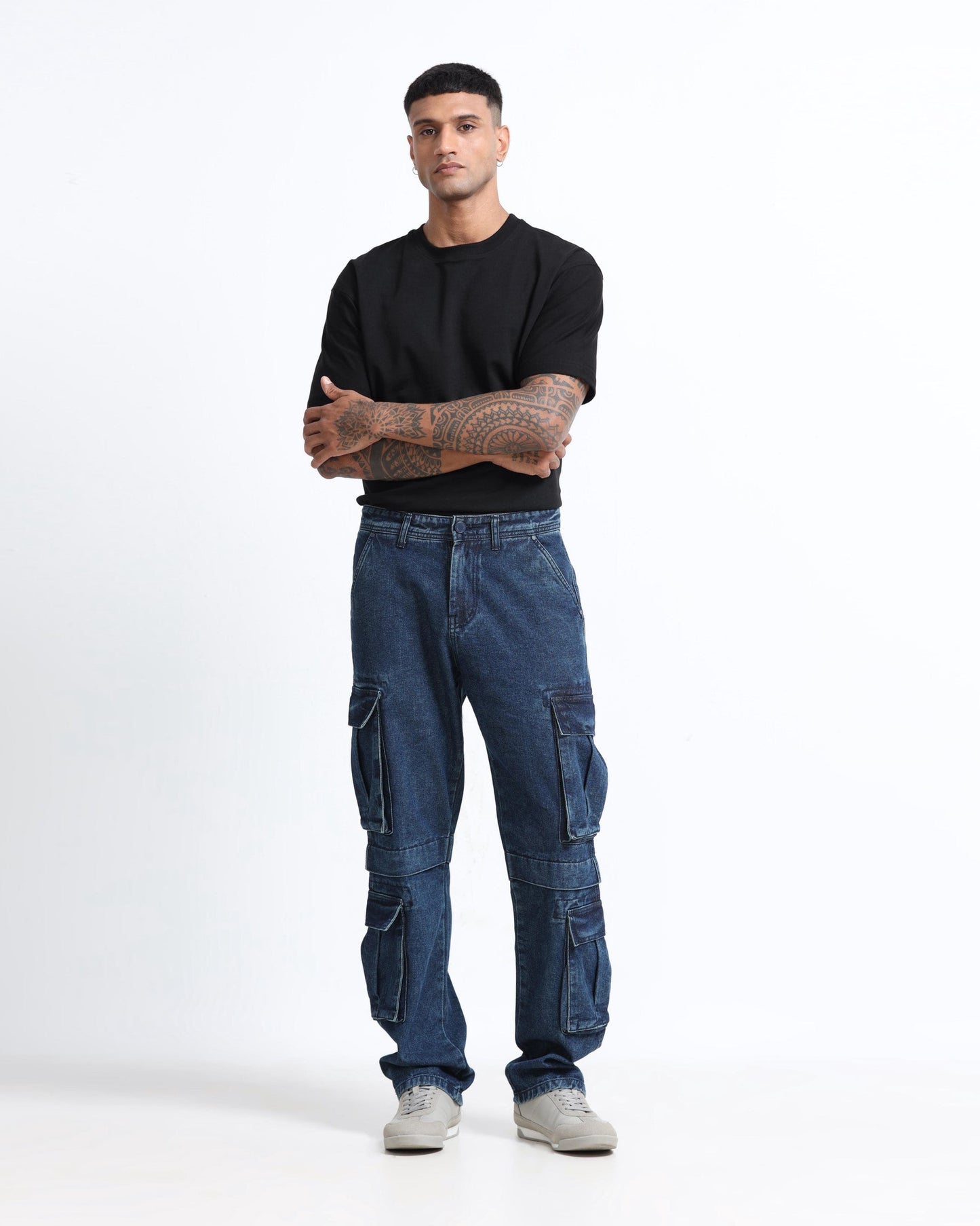 DREAM CHASER DARK BLUE DENIM - Relaxed fit