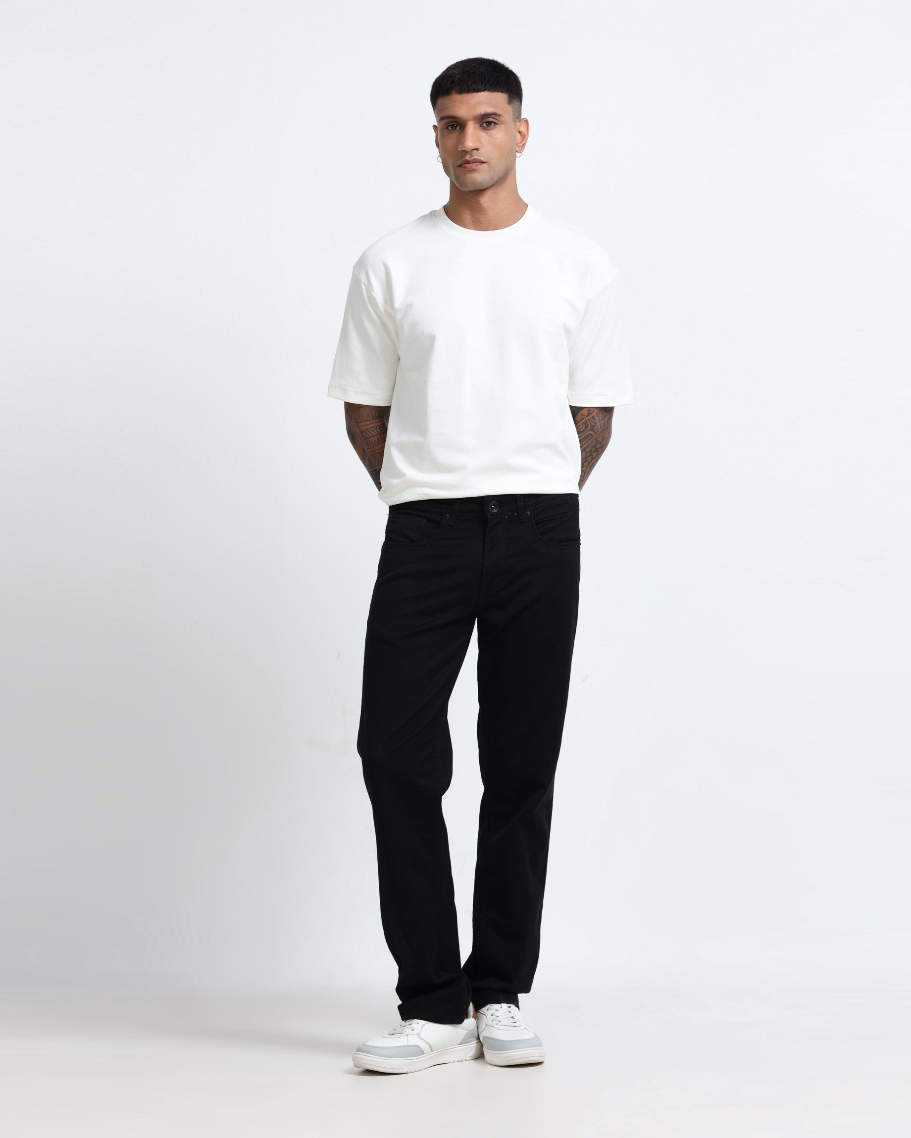 Midnight Relaxed Denims - Black