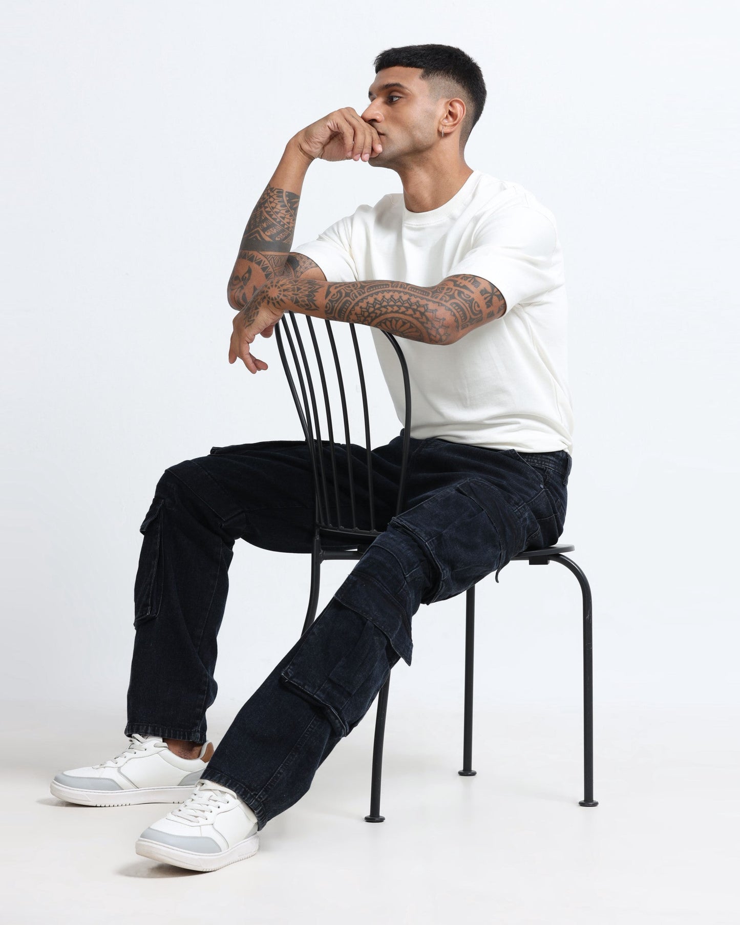 DREAM CHASER BLACK DENIM - Relaxed fit