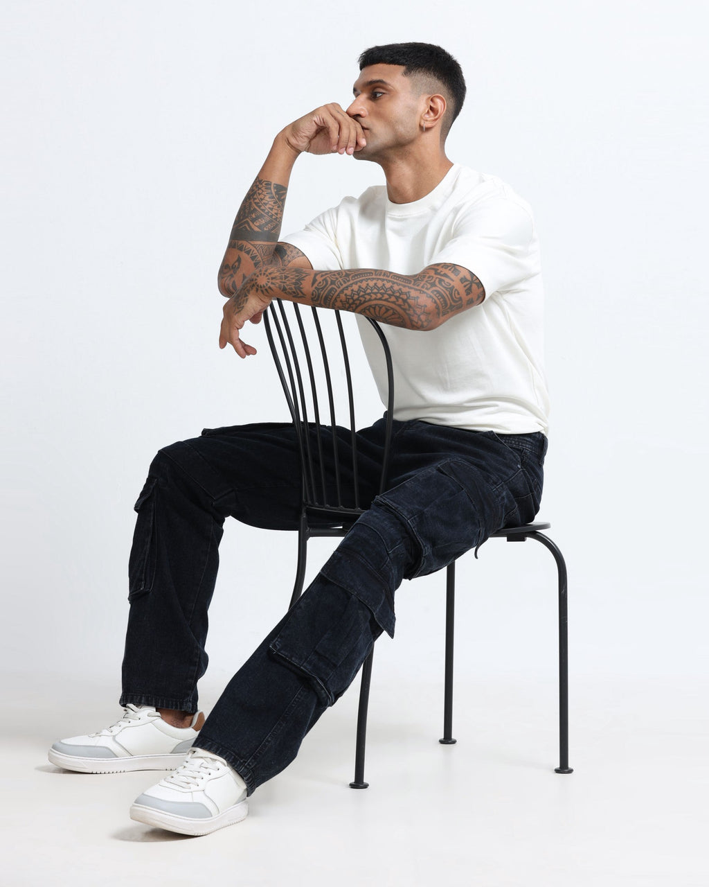 DREAM CHASER BLACK DENIM - Relaxed fit
