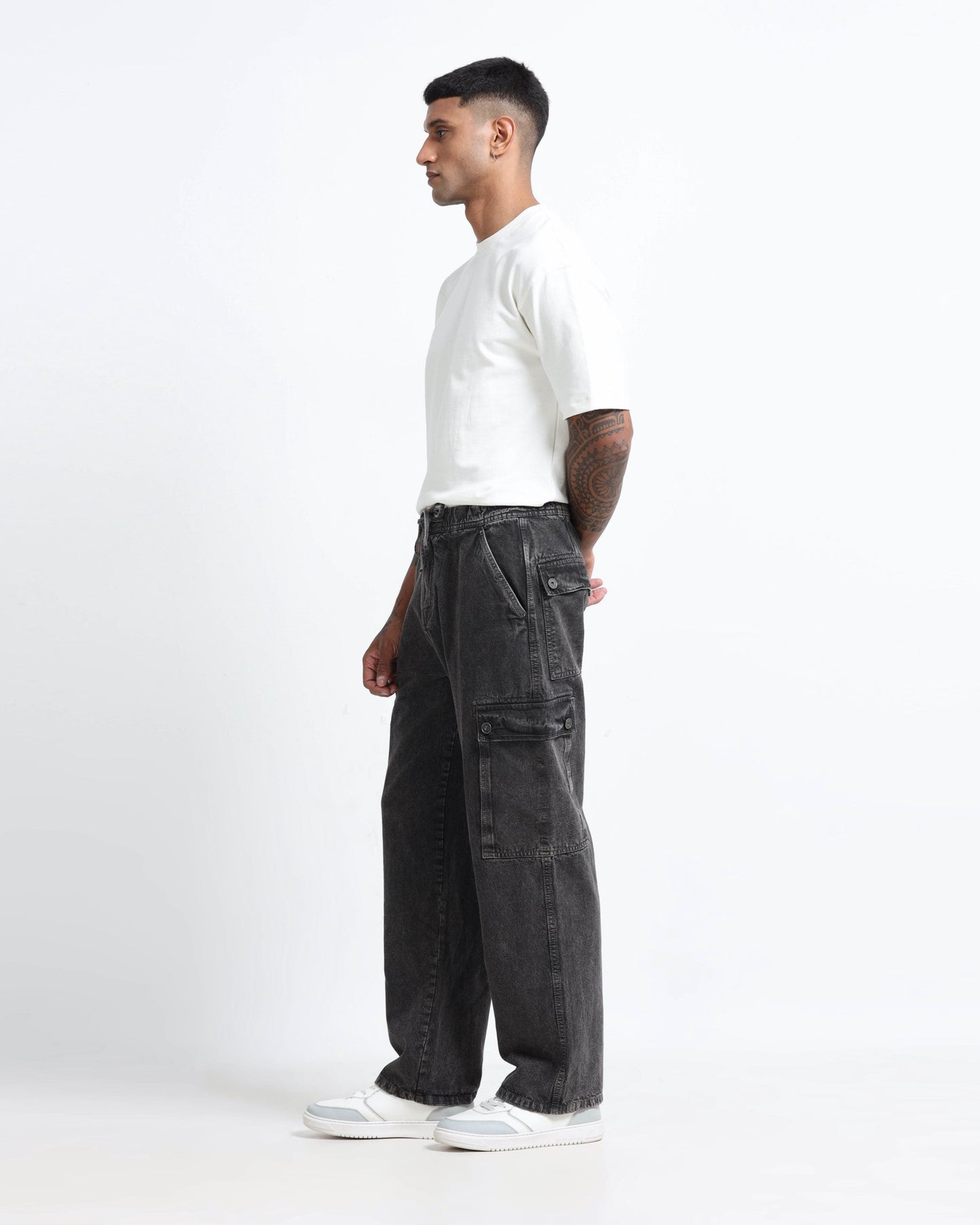 MAVERICK CHARCOAL DENIM - Relaxed fit