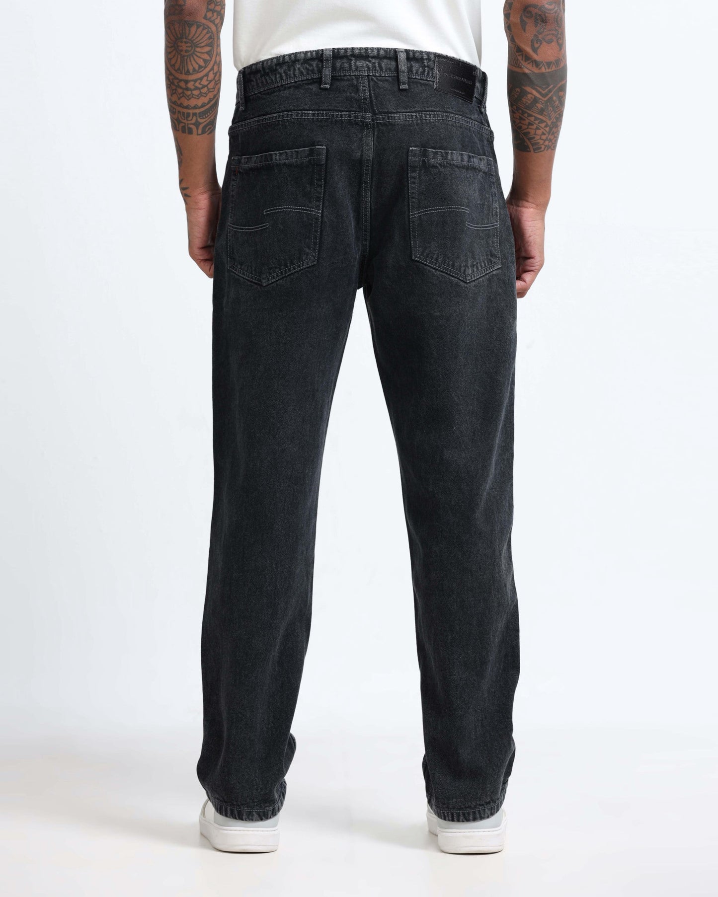 SIGNATURE CHARCOAL DENIM - Straight fit