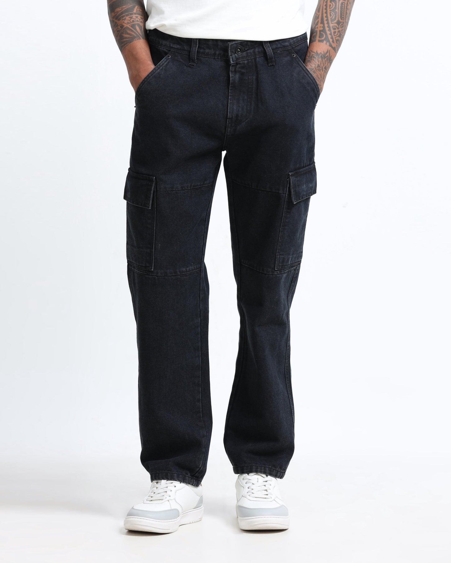 NOMAD BLACK DENIM - Relaxed fit