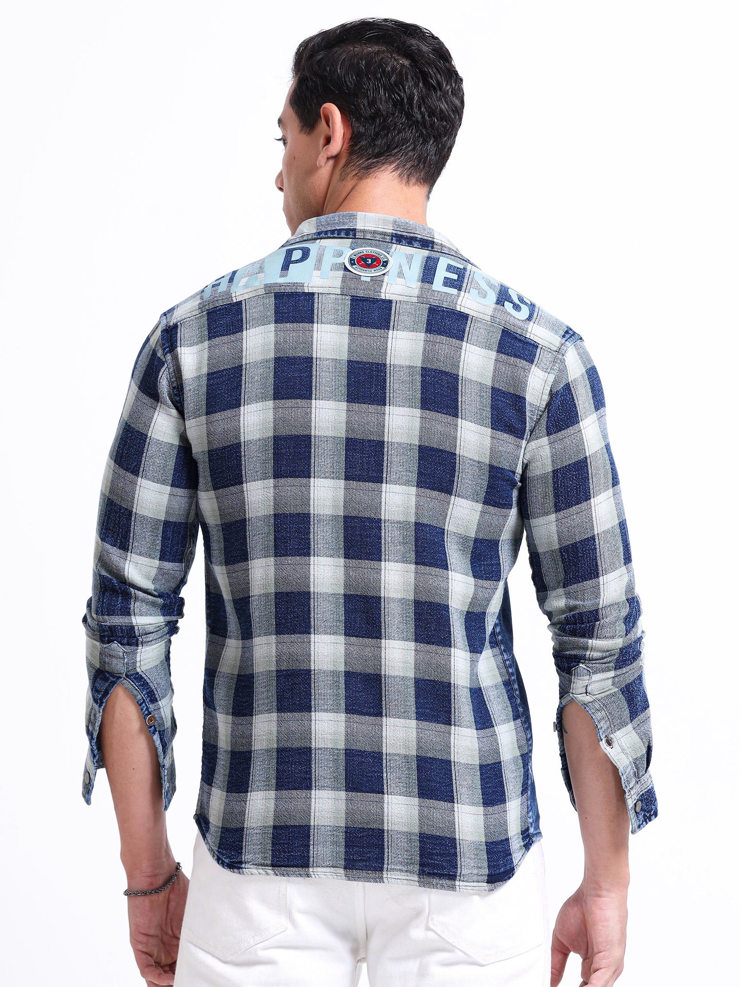 Urban Indigo Cotton Denim Shirt