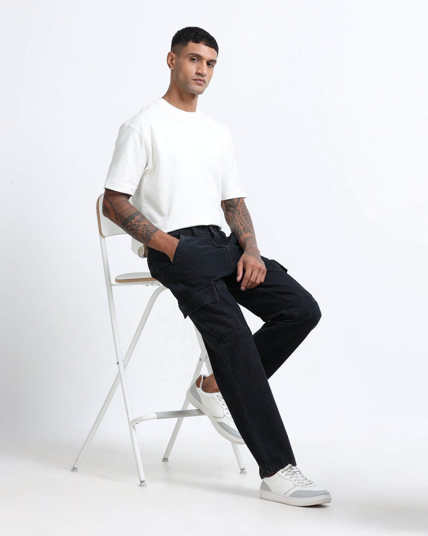 NOMAD BLACK DENIM - Relaxed fit