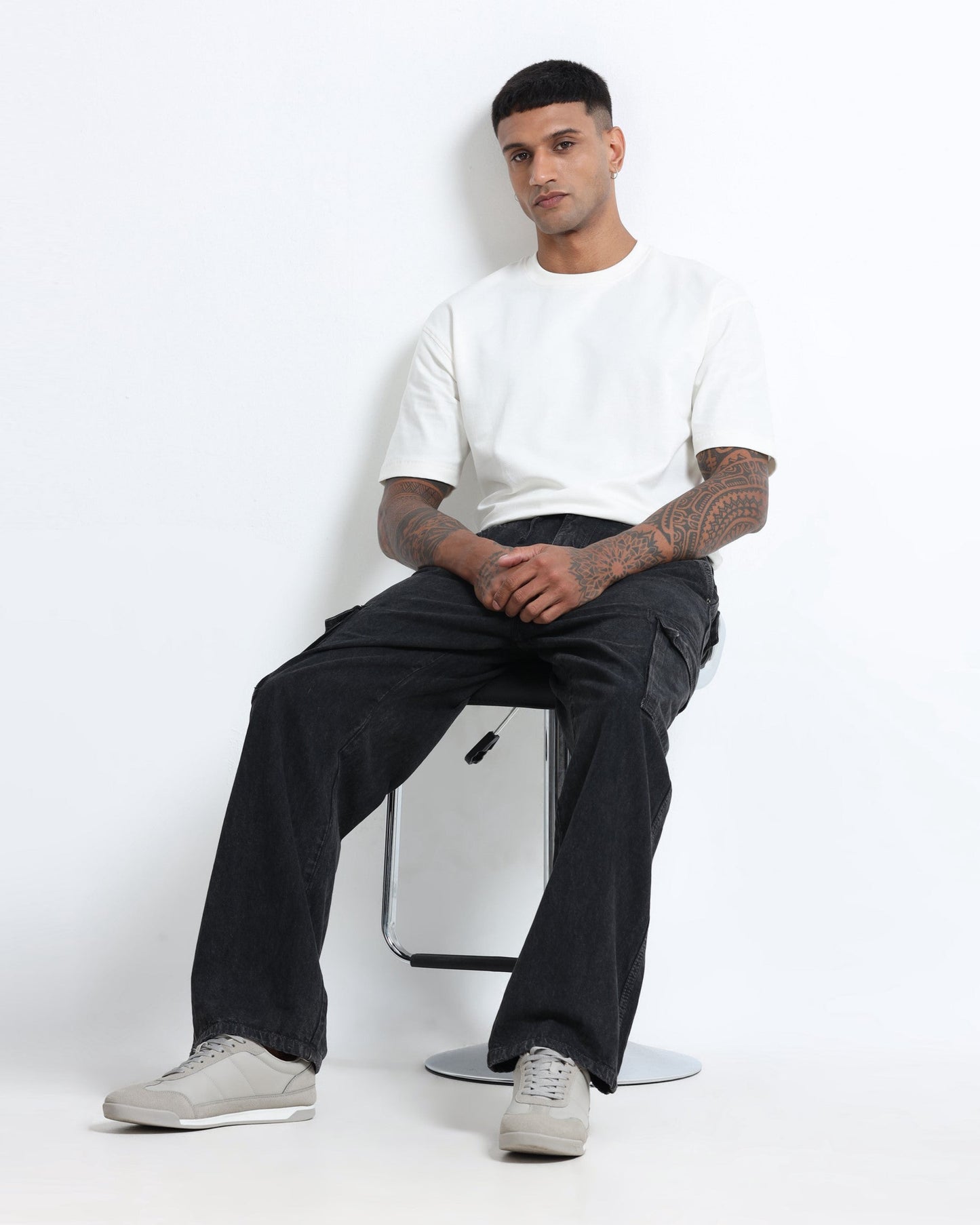 MAVERICK BLACK DENIM - Relaxed fit