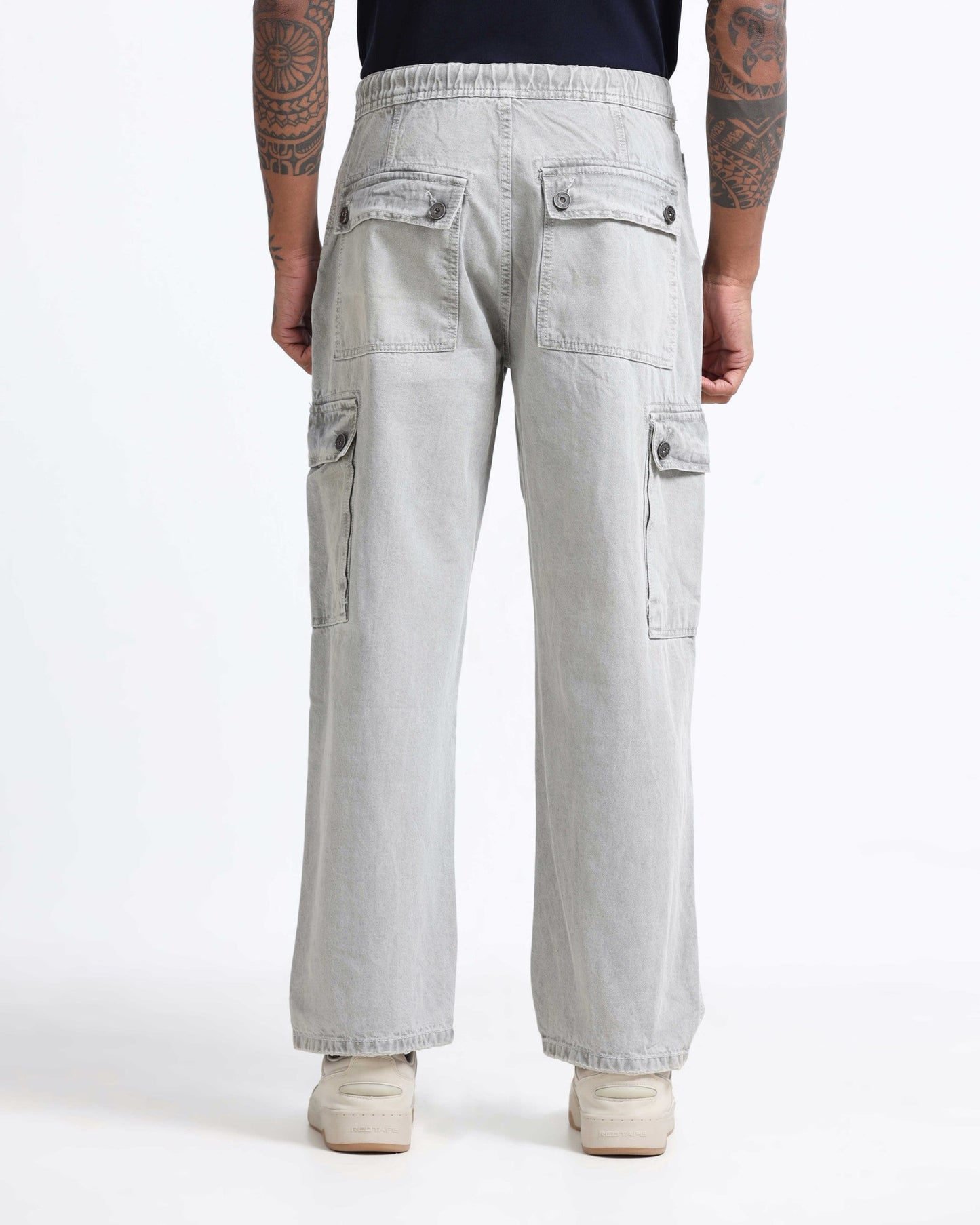 MAVERICK STEEL GREY DENIM - Relaxed fit