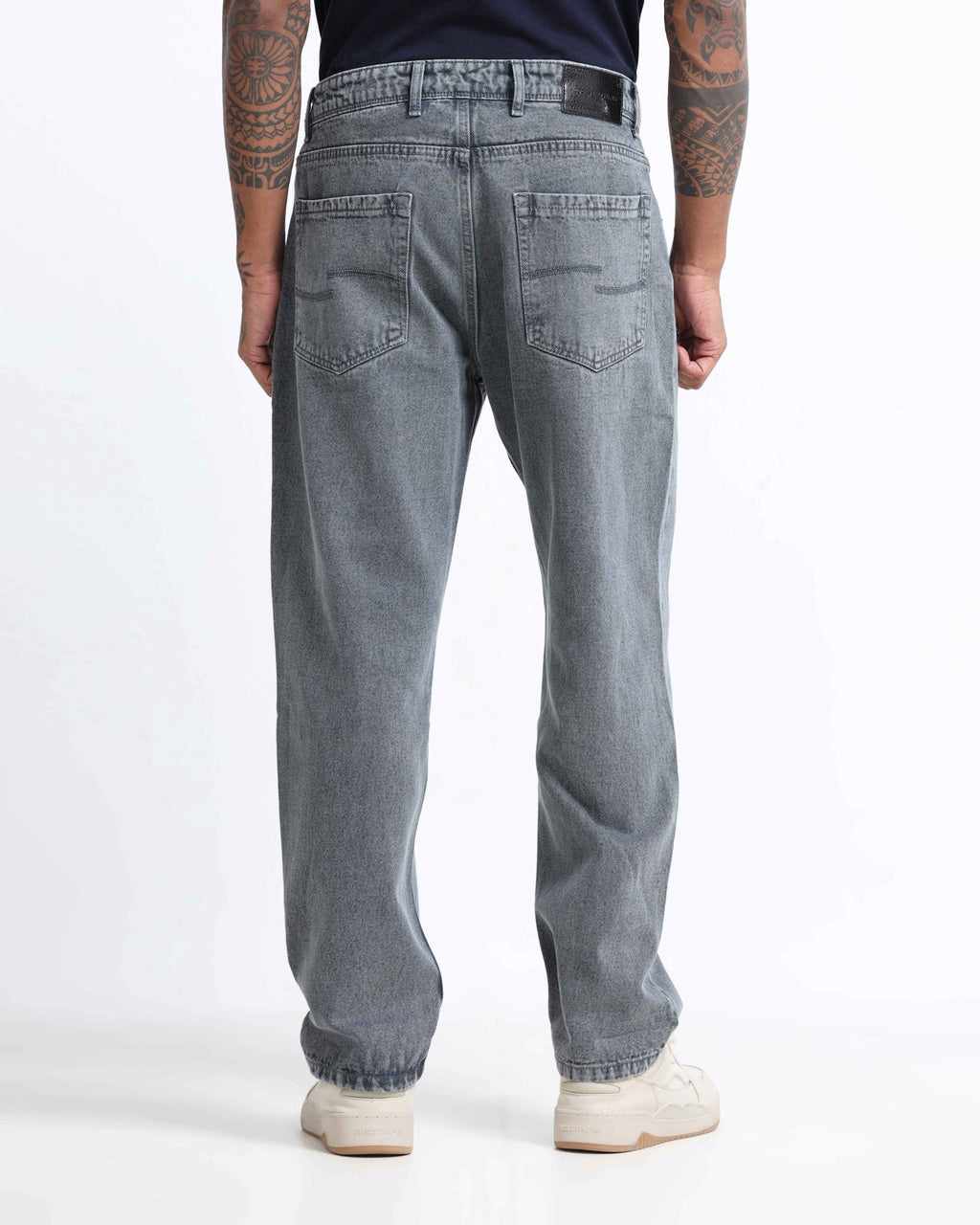 SIGNATURE GREY DENIM  - Straight Fit