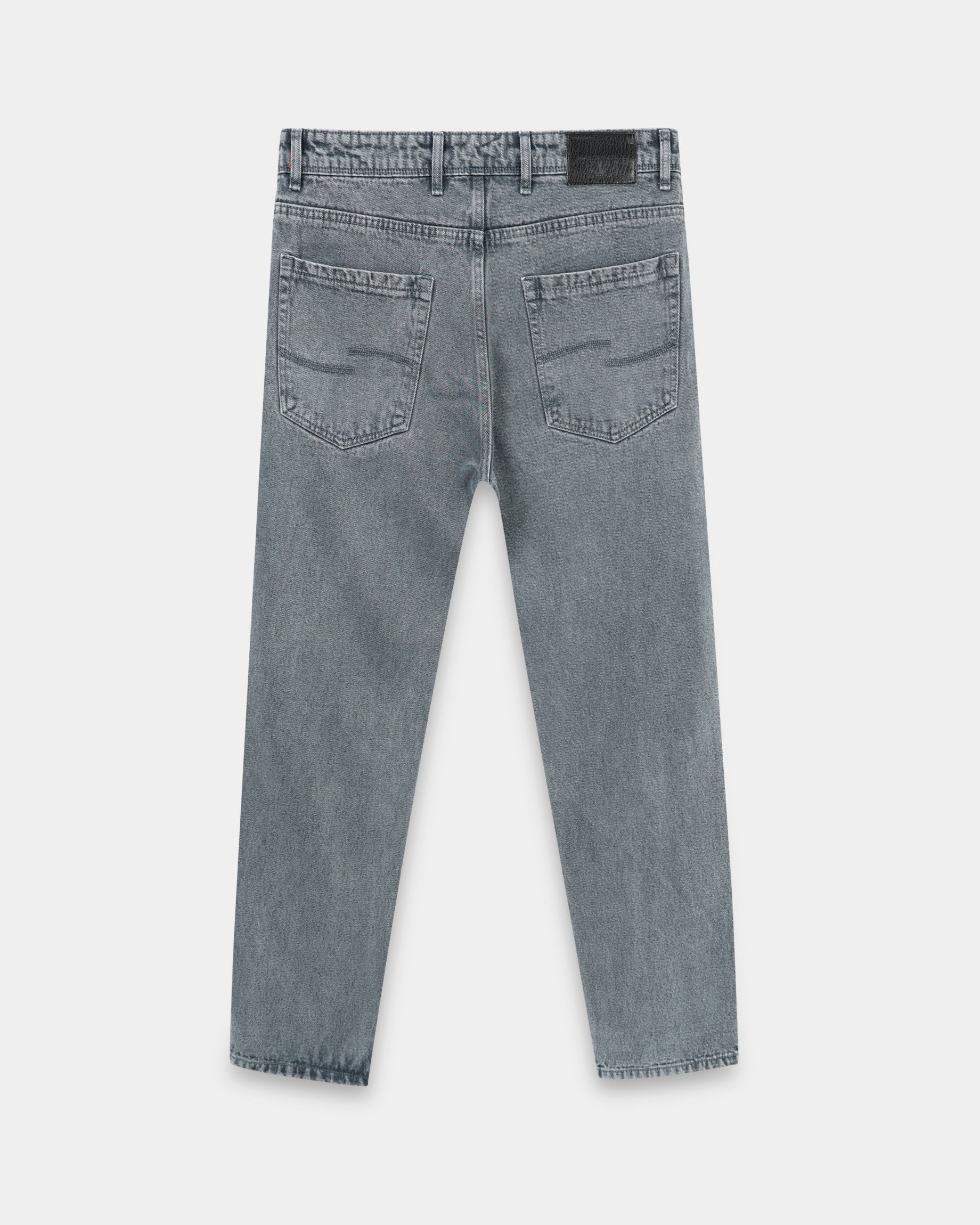 SIGNATURE GREY DENIM  - Straight Fit