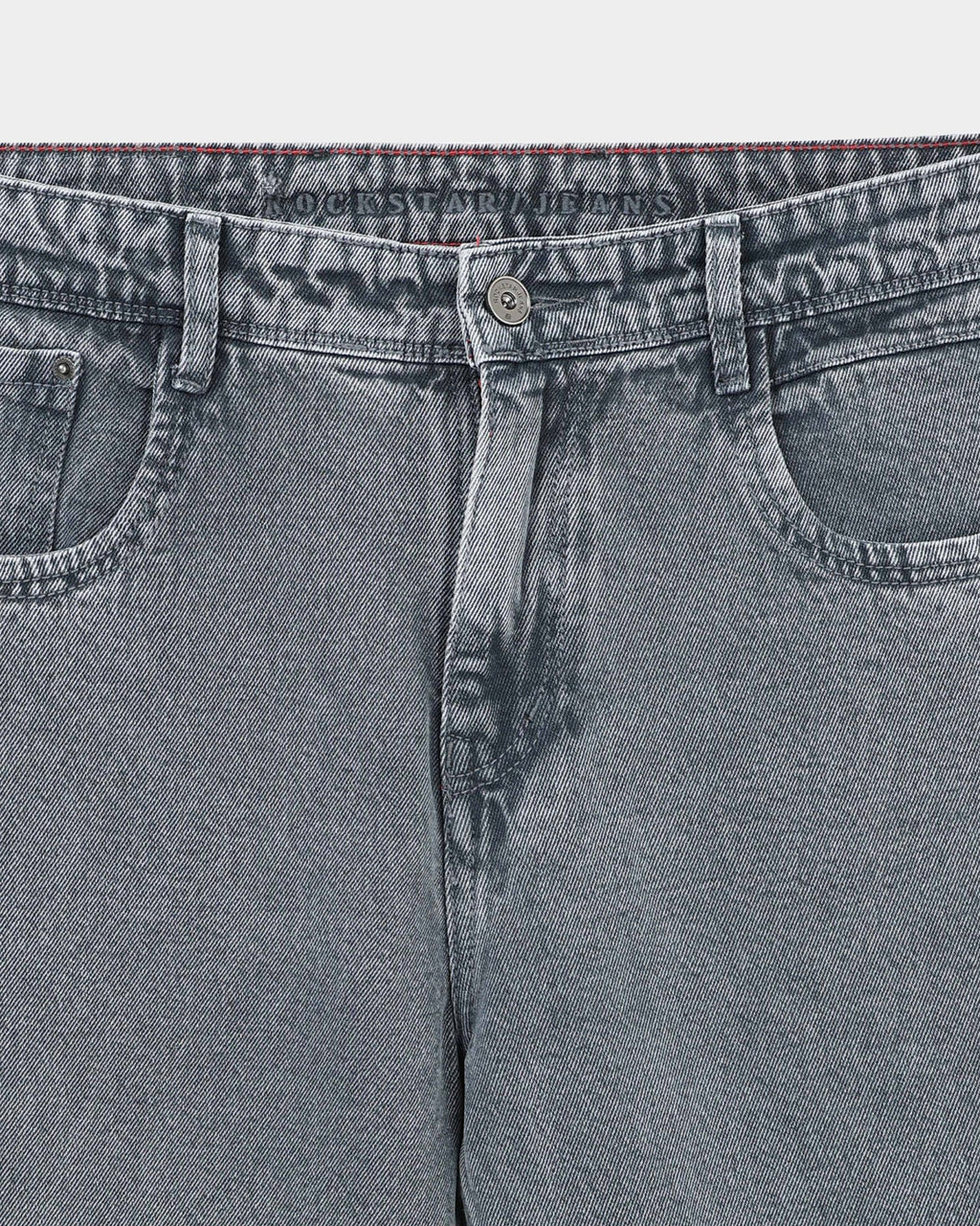 SIGNATURE GREY DENIM  - Straight Fit