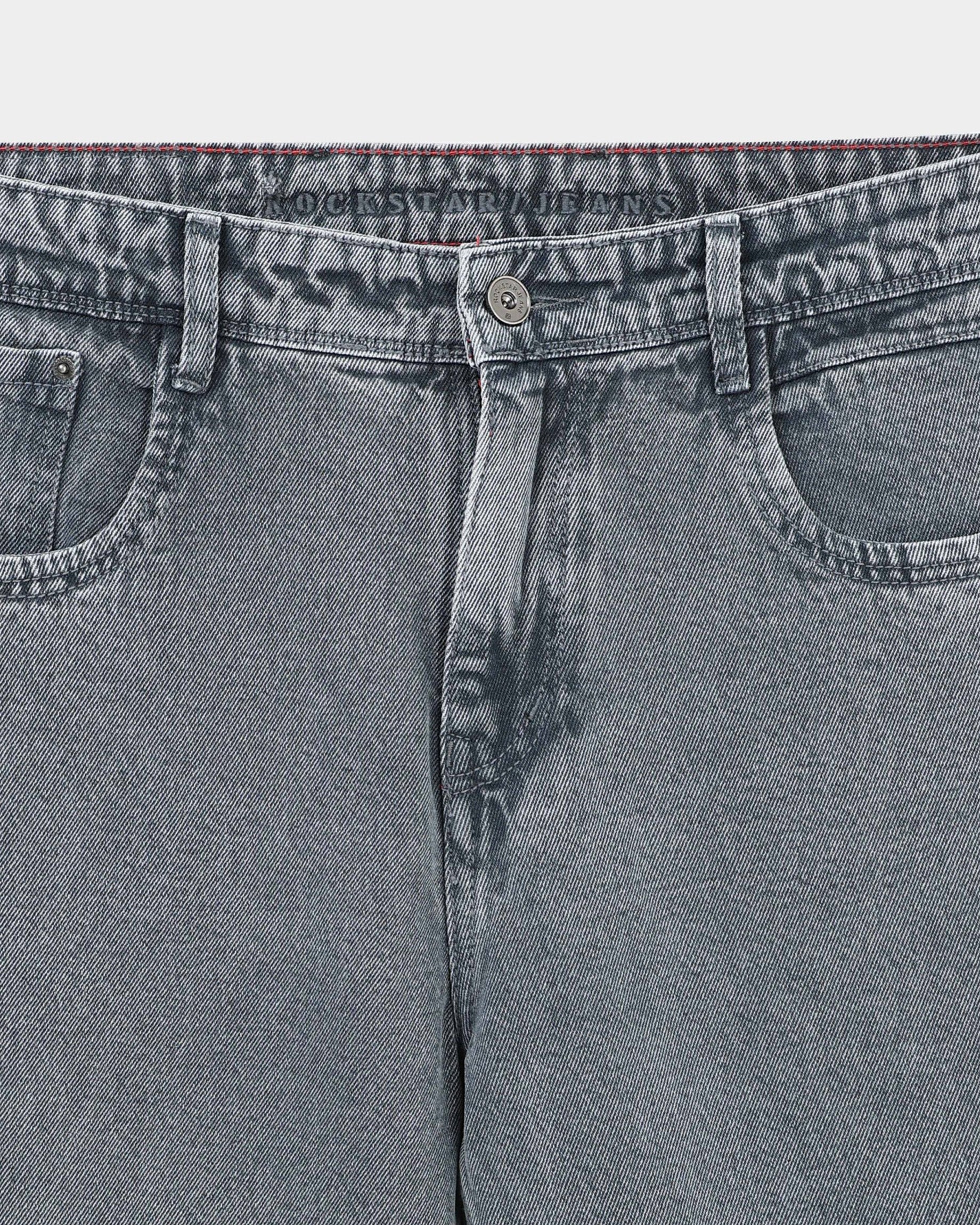 SIGNATURE GREY DENIM  - Straight Fit