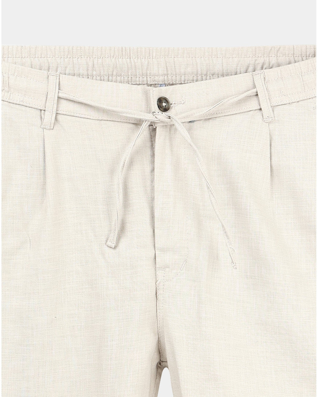 Breezy Linen Trousers - Beige