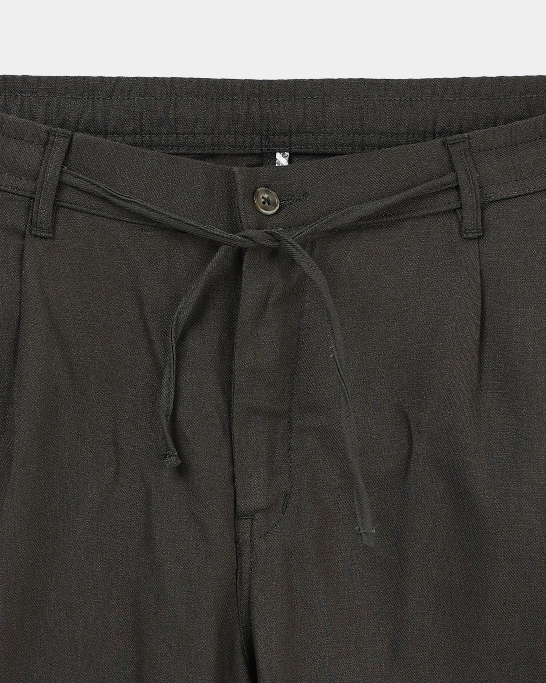 Breezy Linen Trousers - Olive