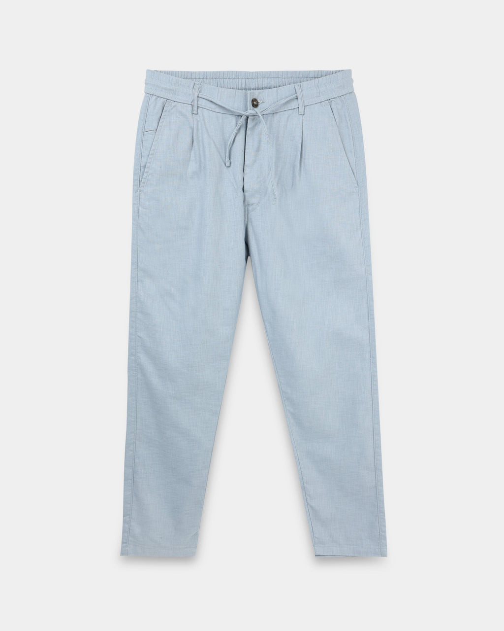 Breezy Linen Trousers - Light Blue