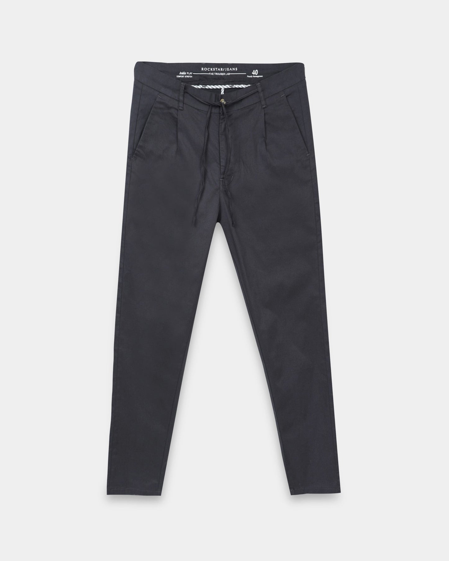Airy Twill Trousers - Grey