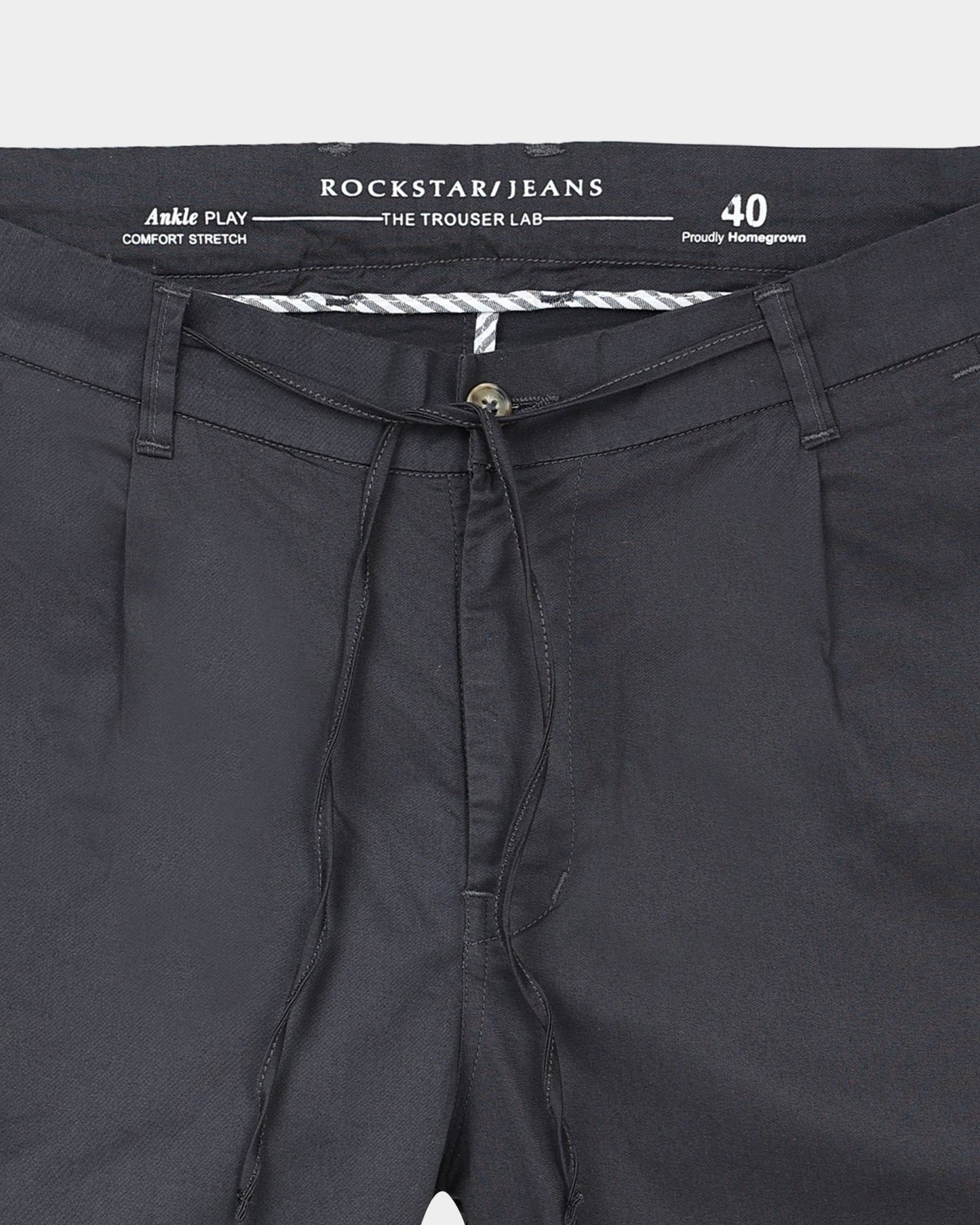 Airy Twill Trousers - Grey