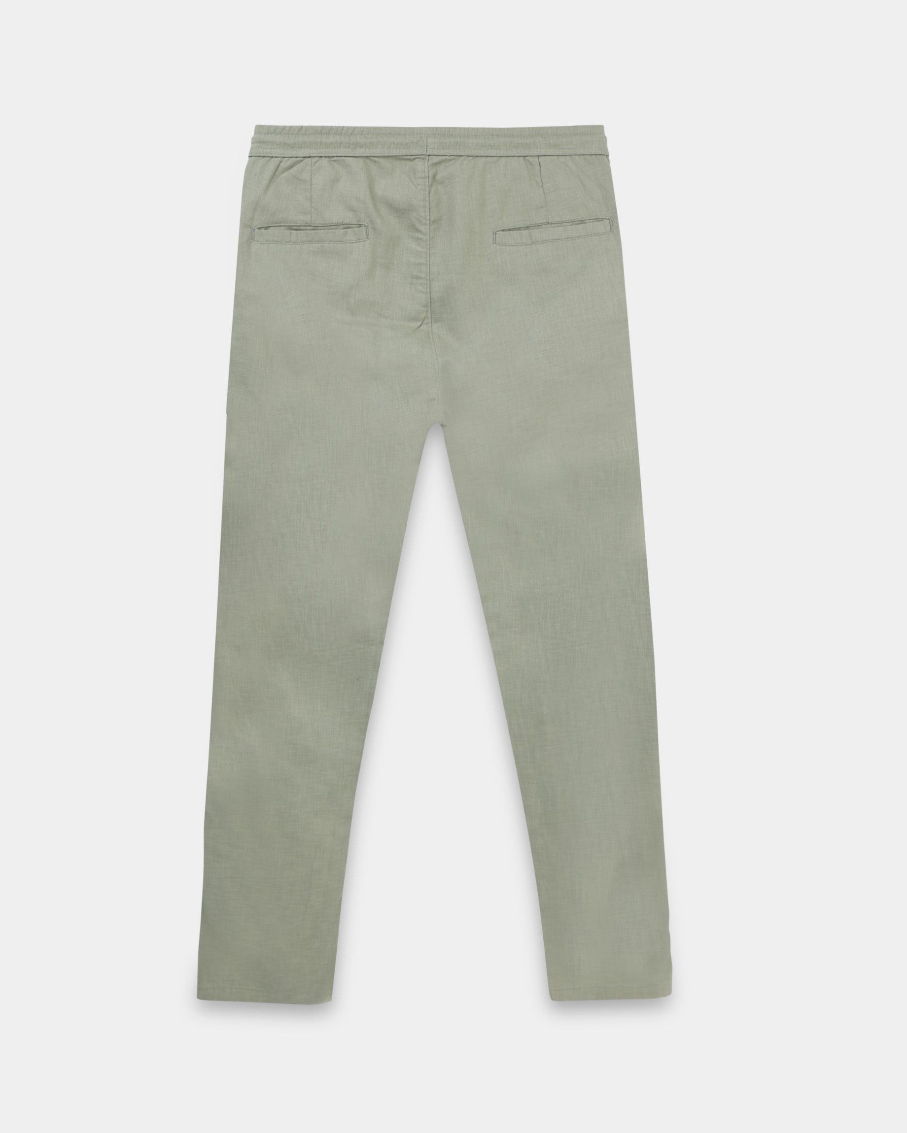 Breezy Linen Trousers - Sage Green