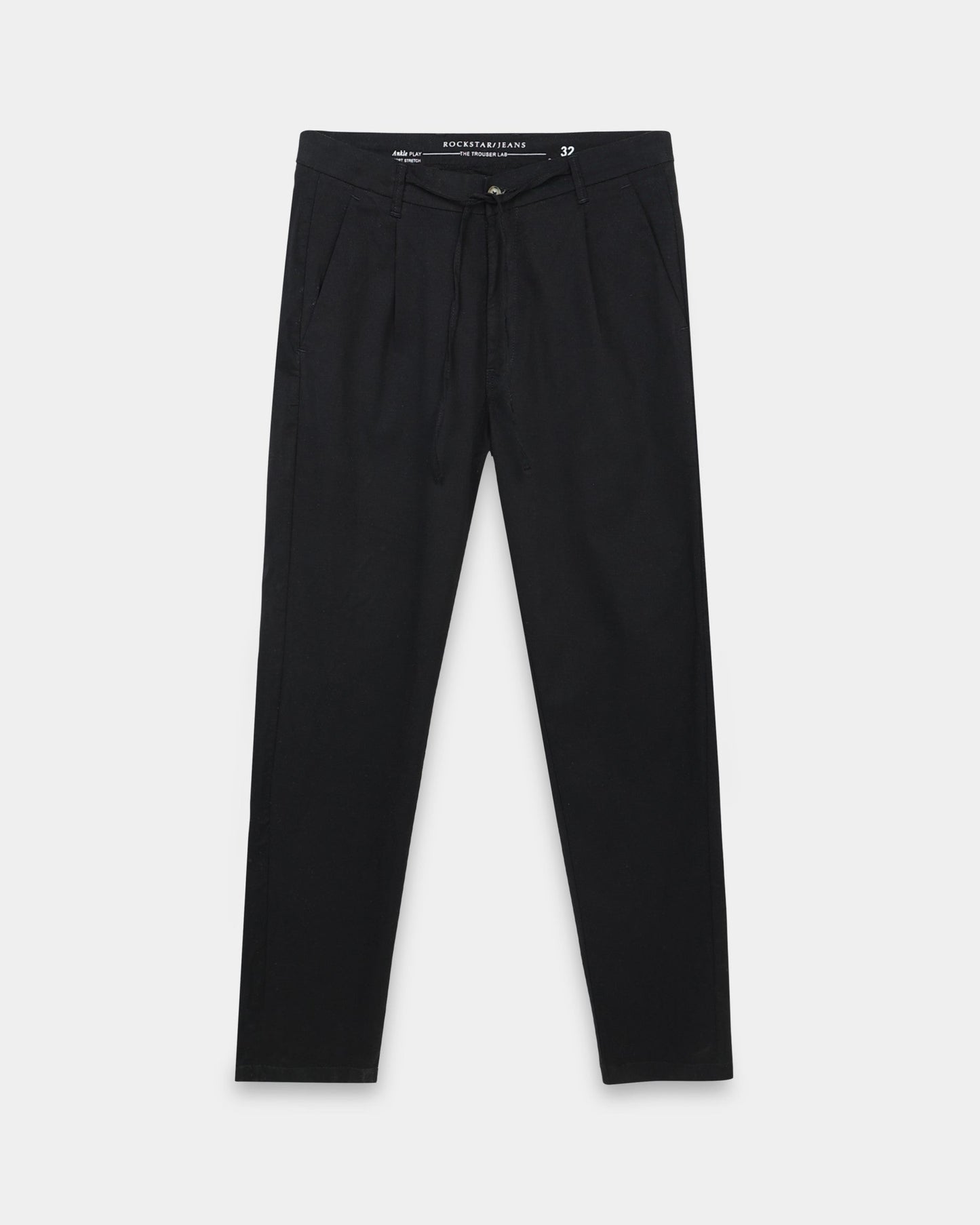 Airy Twill Trousers - Black