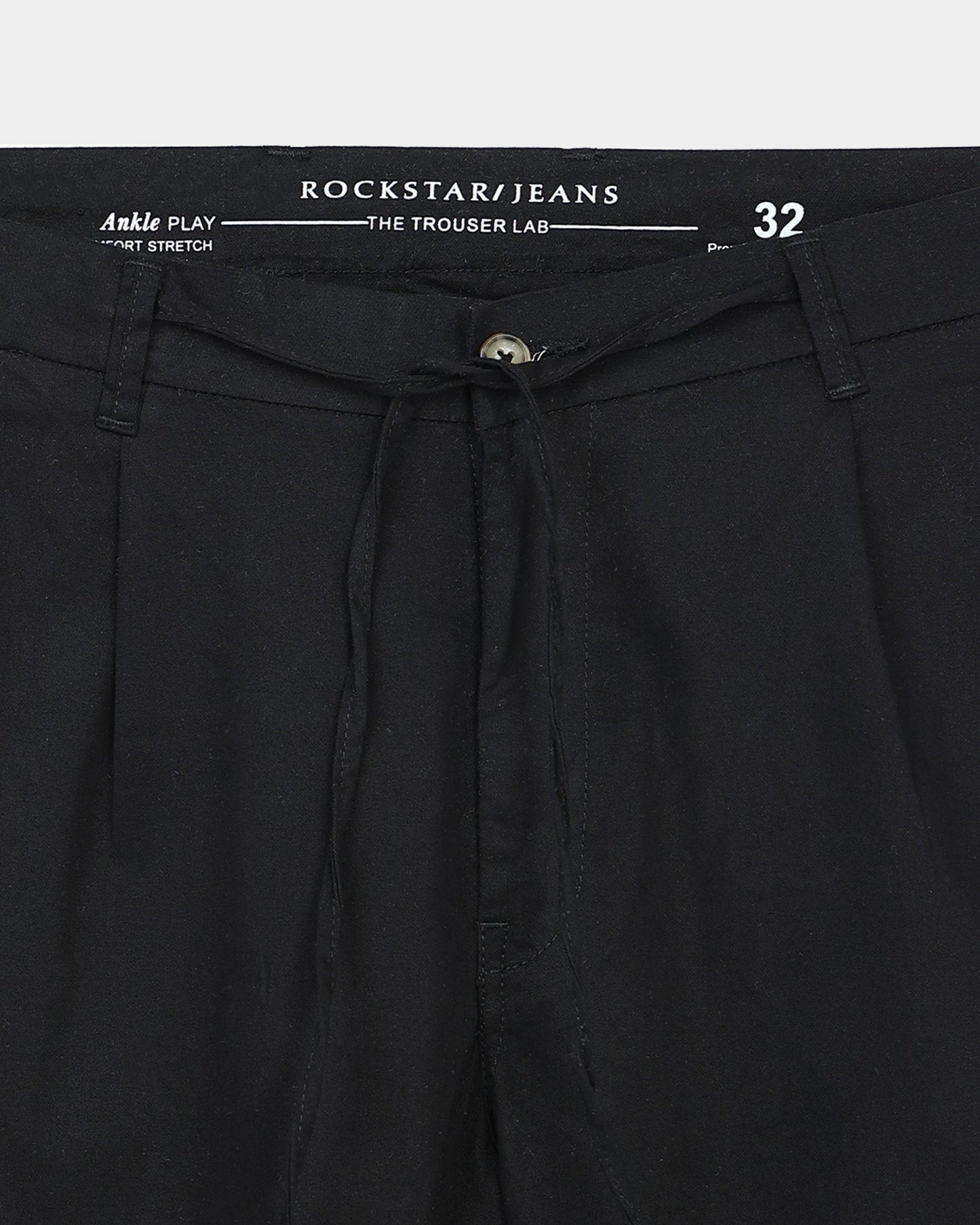 Airy Twill Trousers - Black